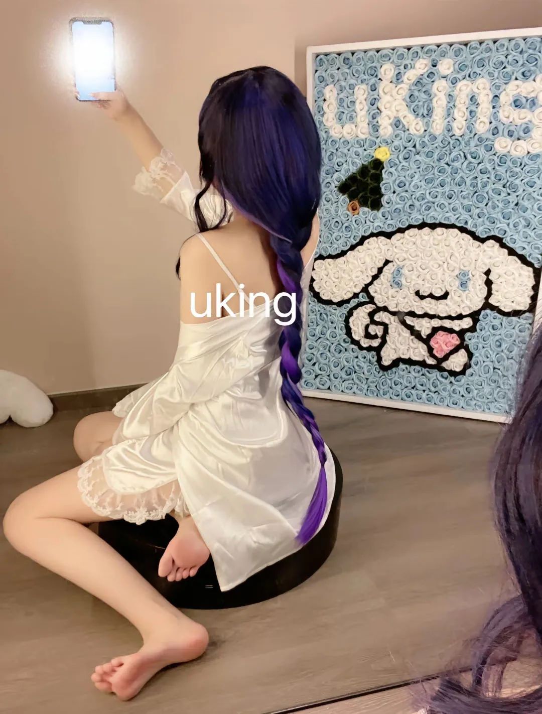 原神cos：睡衣雷神，泳装优菈太美了！白丝婚纱绫华！黑丝旗袍申鹤，单边白丝刻晴让人狂喜！