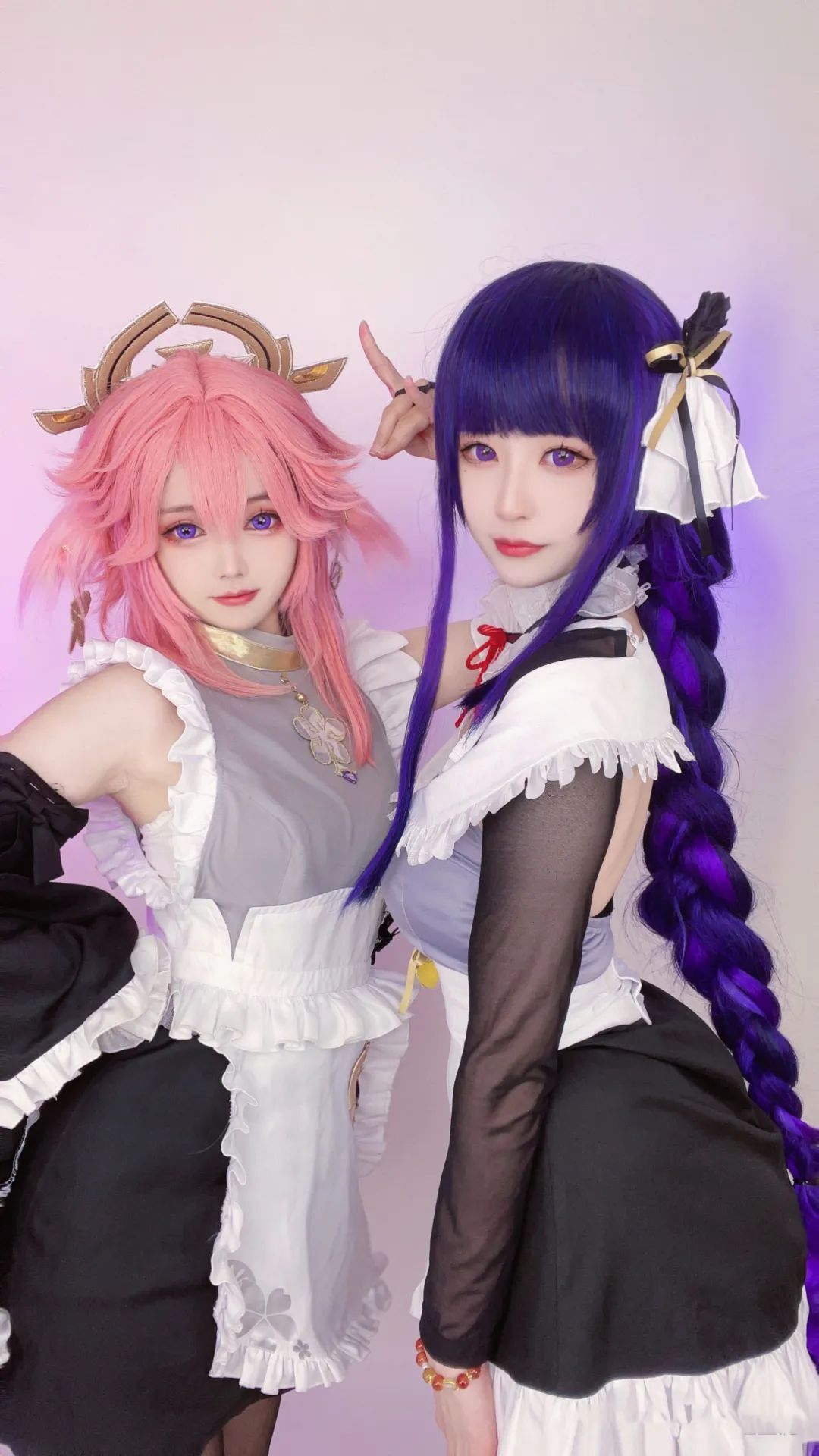 原神cos：黑丝+紧身衣，甘雨刻晴太顶了！女仆神子雷神让人狂喜！清凉装妮露谁不爱？