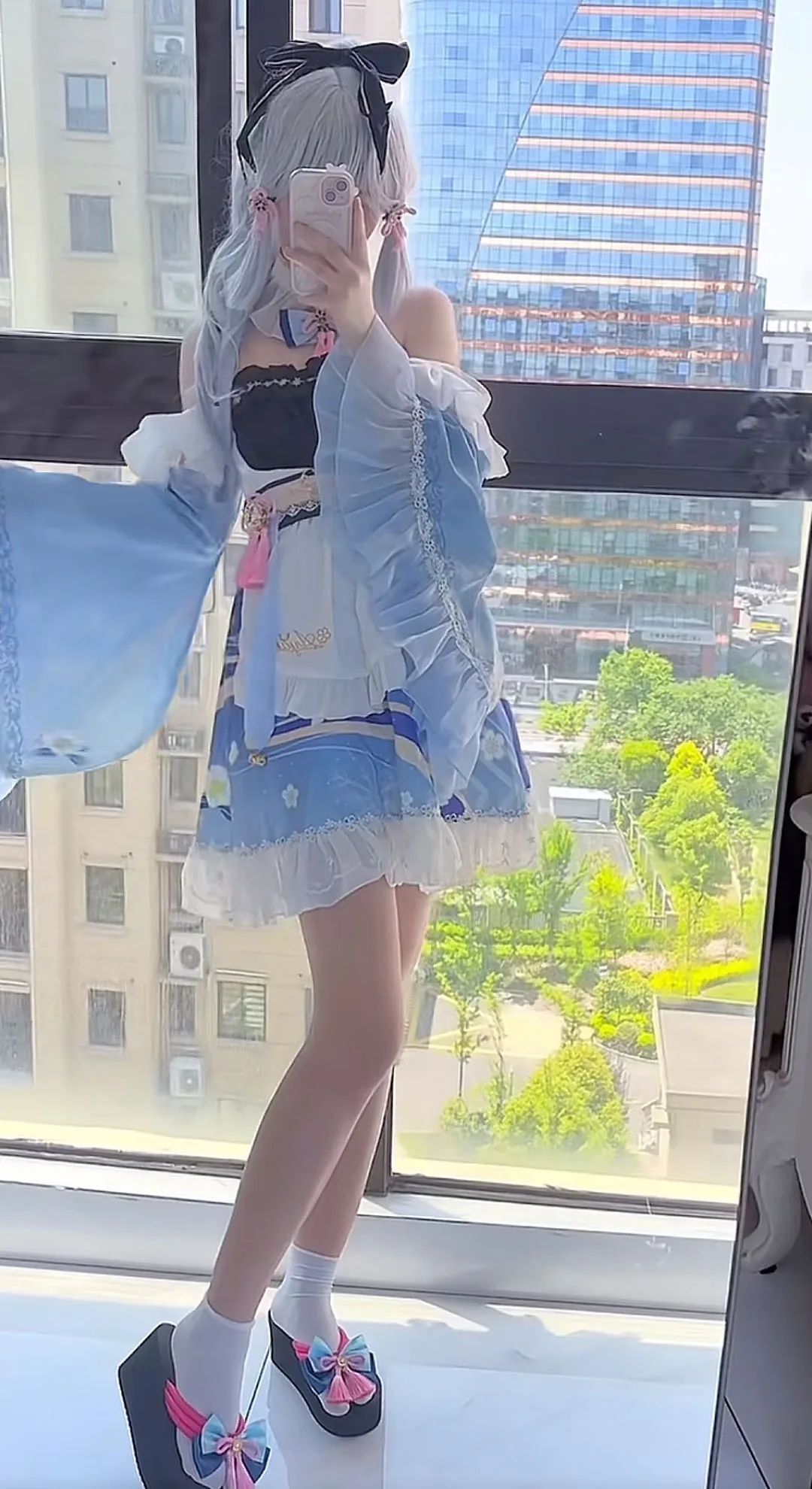 原神cos：白丝+和服，绫华太美了！兔女郎心海，女仆雷神让人狂喜！白丝连衣裙神子太顶了！