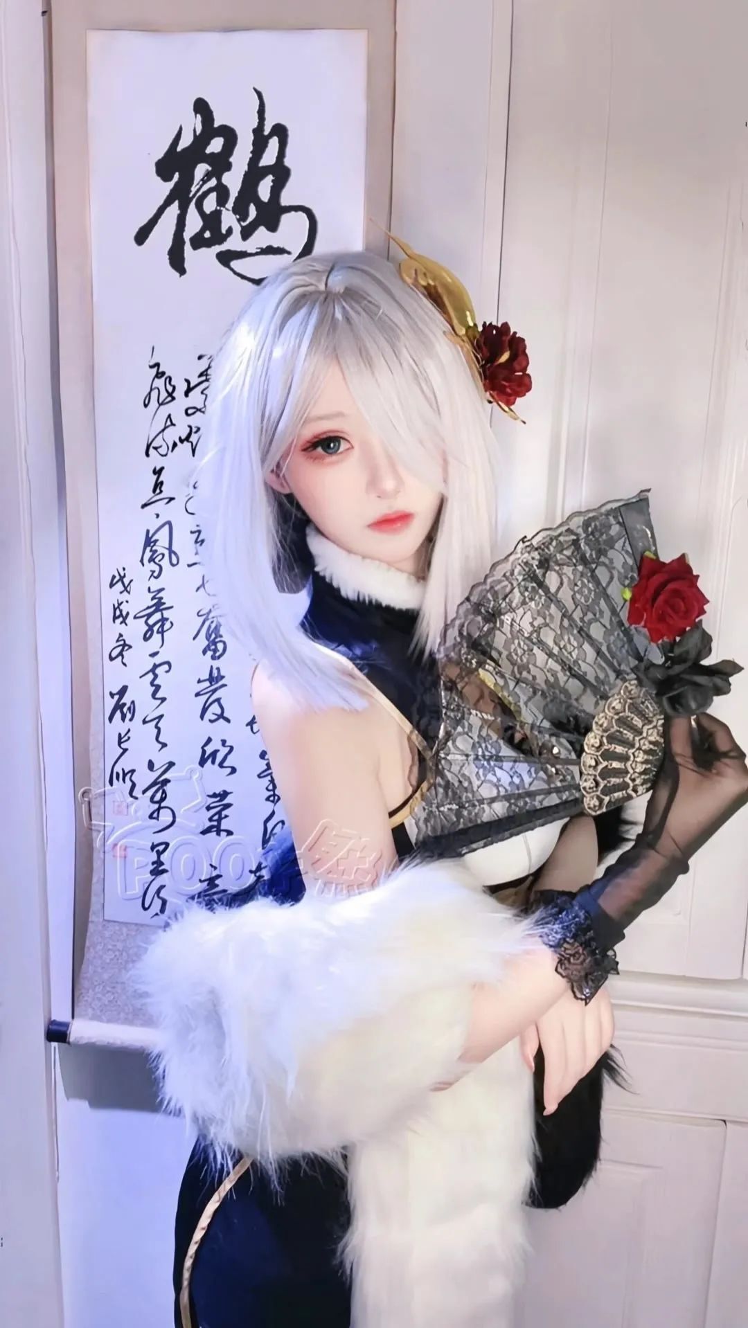 原神cos：花嫁神子太美了！一米八的女仆刻晴谁见过？黑丝旗袍申鹤让人心动！椰奶甘雨太可爱了！