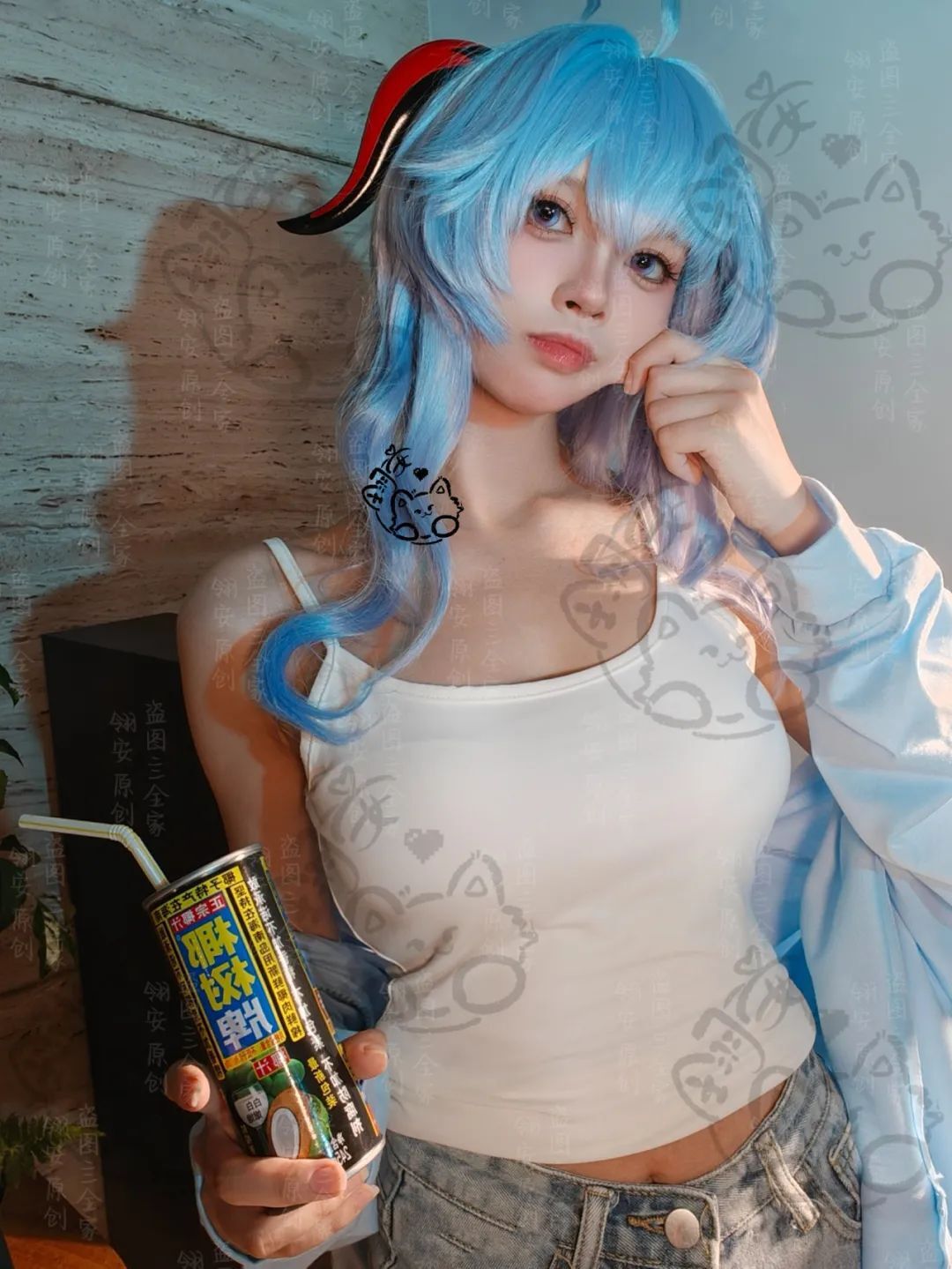 原神cos：花嫁神子太美了！一米八的女仆刻晴谁见过？黑丝旗袍申鹤让人心动！椰奶甘雨太可爱了！