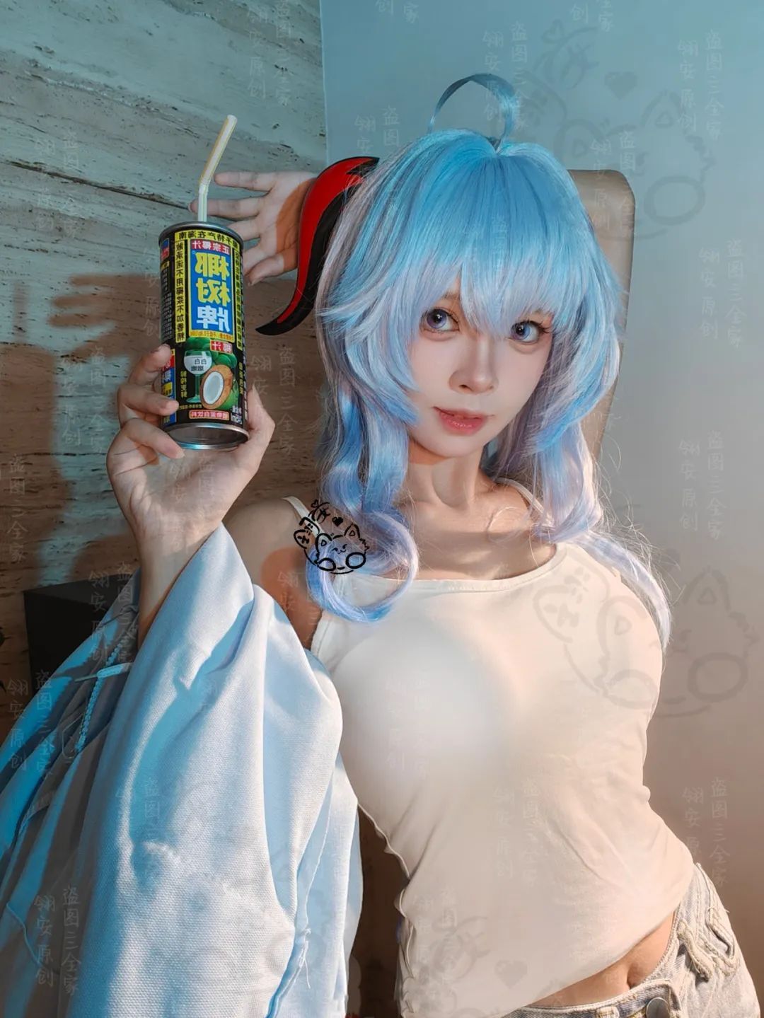 原神cos：花嫁神子太美了！一米八的女仆刻晴谁见过？黑丝旗袍申鹤让人心动！椰奶甘雨太可爱了！