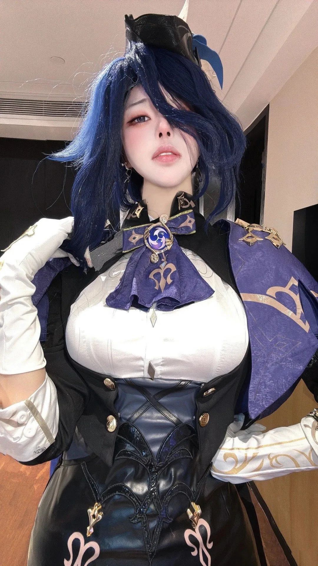 原神cos：芙芙新服装太可爱了！爆衣形态的雷神谁见过？白丝婚纱神子，满足了玩家的所有愿望！