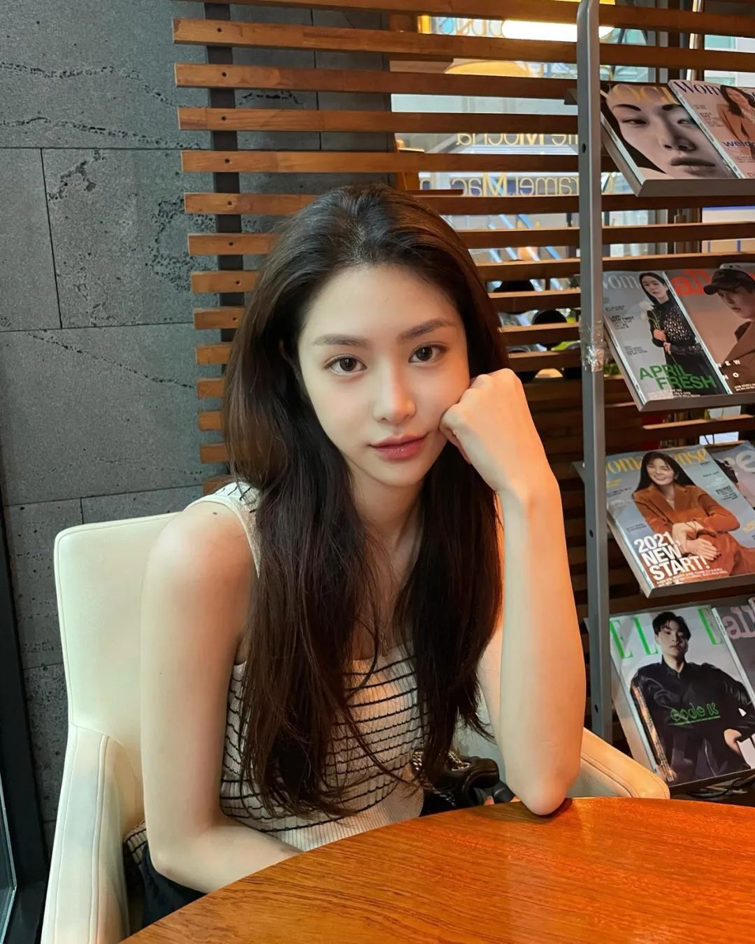 INS美女|韩国模特mayay，精致大气御姐风照片集
