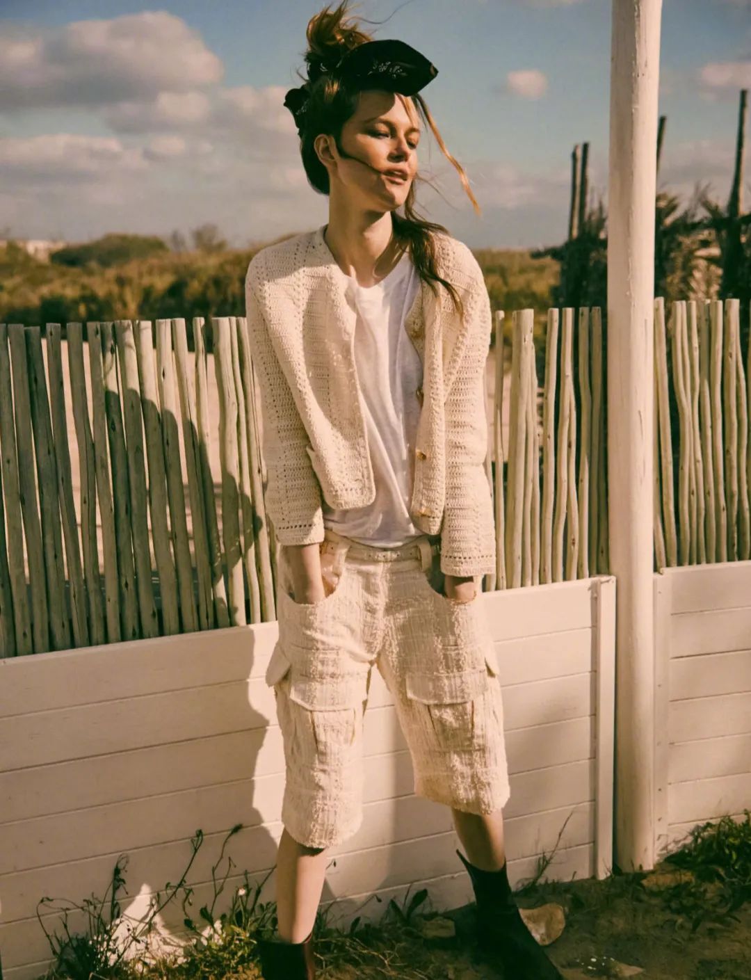 超模Kasia Struss，狂野酷飒！Elle France  2023年6月刊
