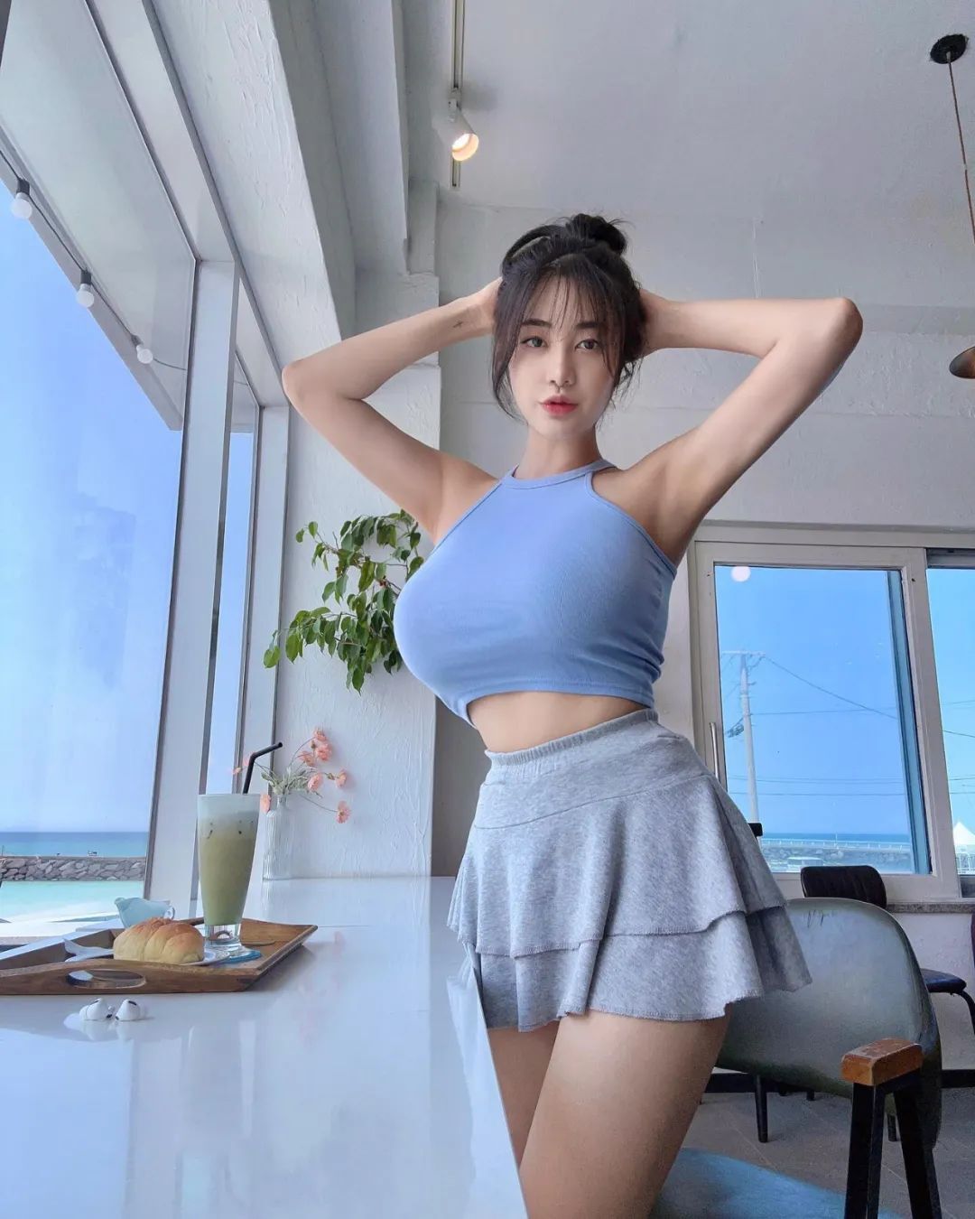 韩国模特tashay，高泠美人号称韩国第一凶！
