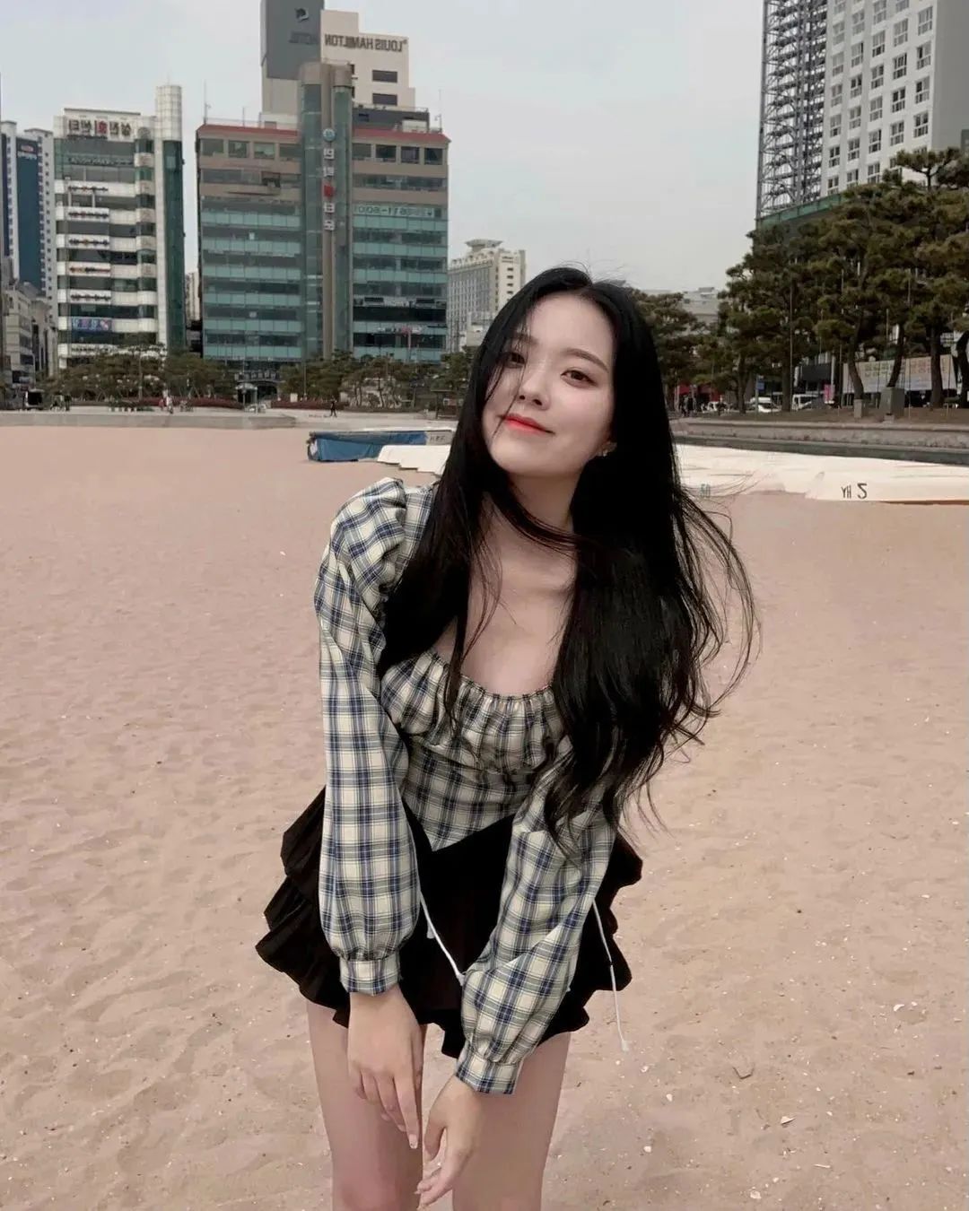 韩国网红DAIN，气质清新脱俗的甜美女神