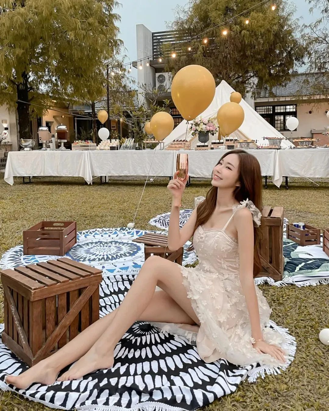 台湾网红黄上晏，台湾师范大学的美女校花