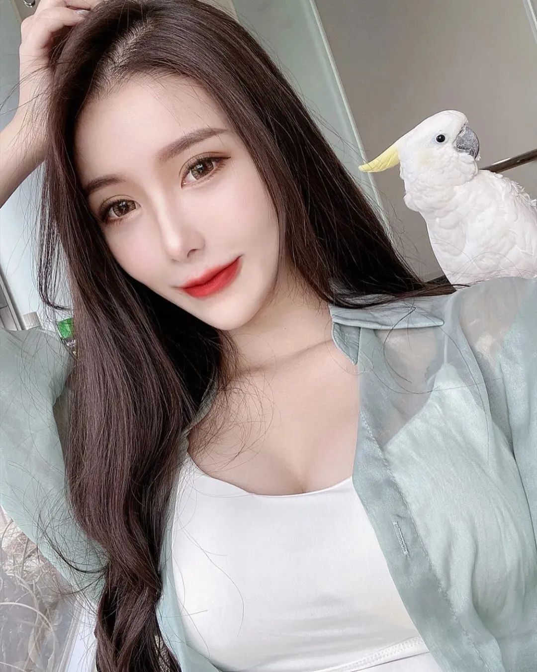 台湾网红mumu,甜美迷人的她，是多少人心目中的完美型女友
