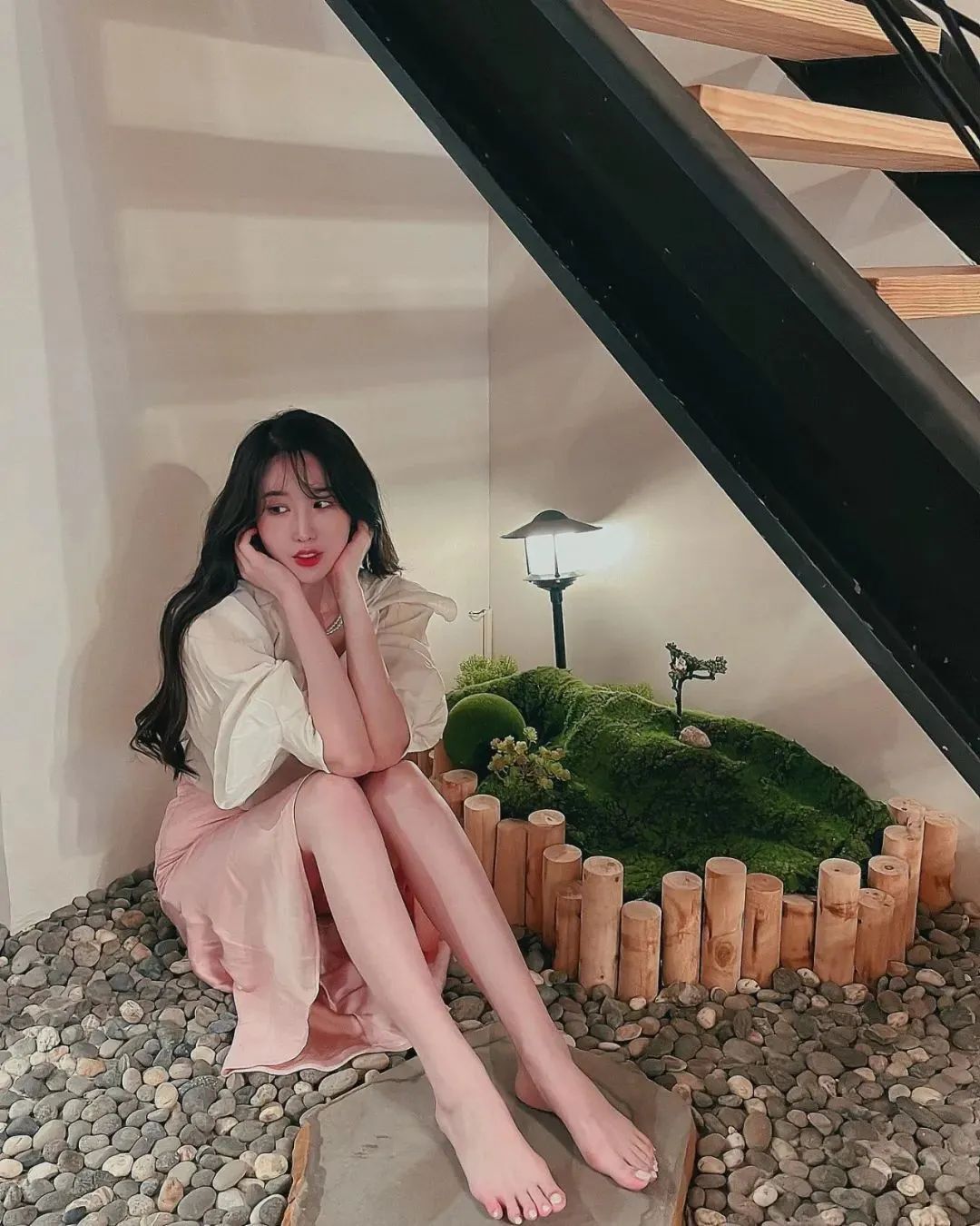 台湾网红美女郑若青，天生丽质的颜值系女神