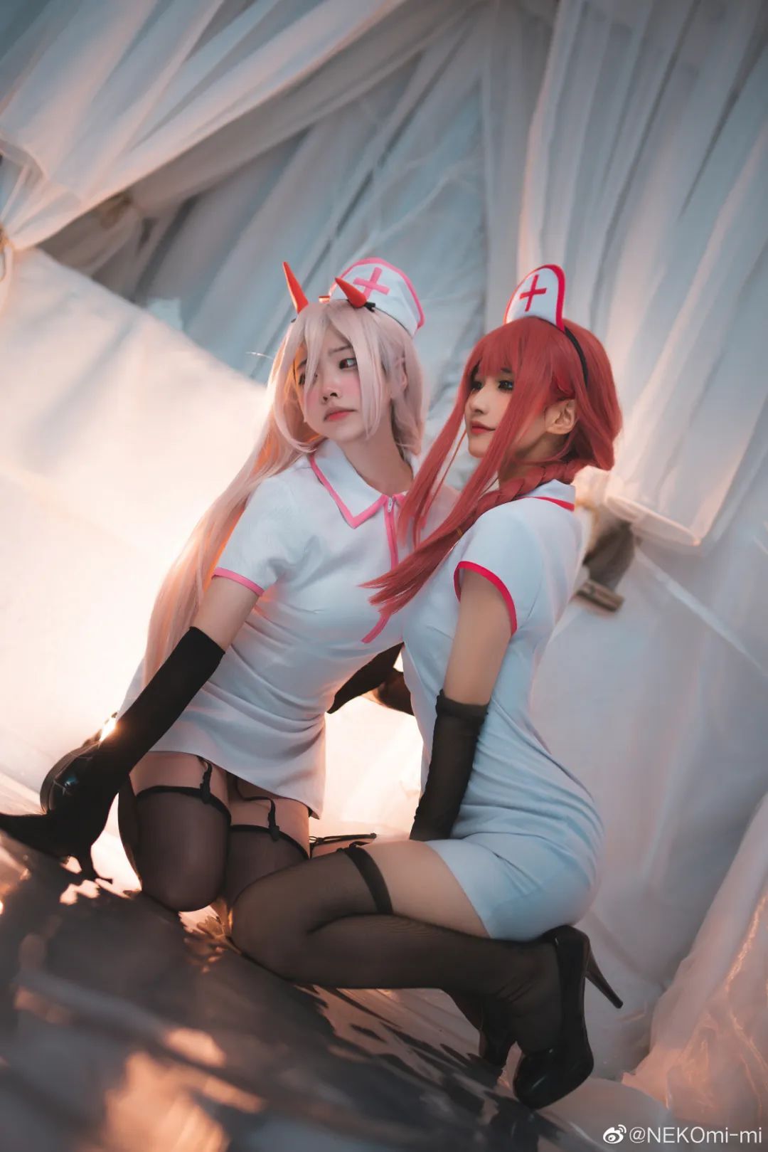 cosplay：【电锯人】玛奇玛&帕瓦