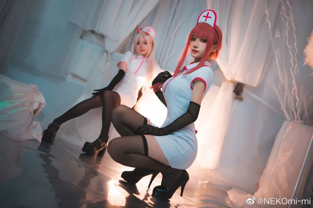 cosplay：【电锯人】玛奇玛&帕瓦