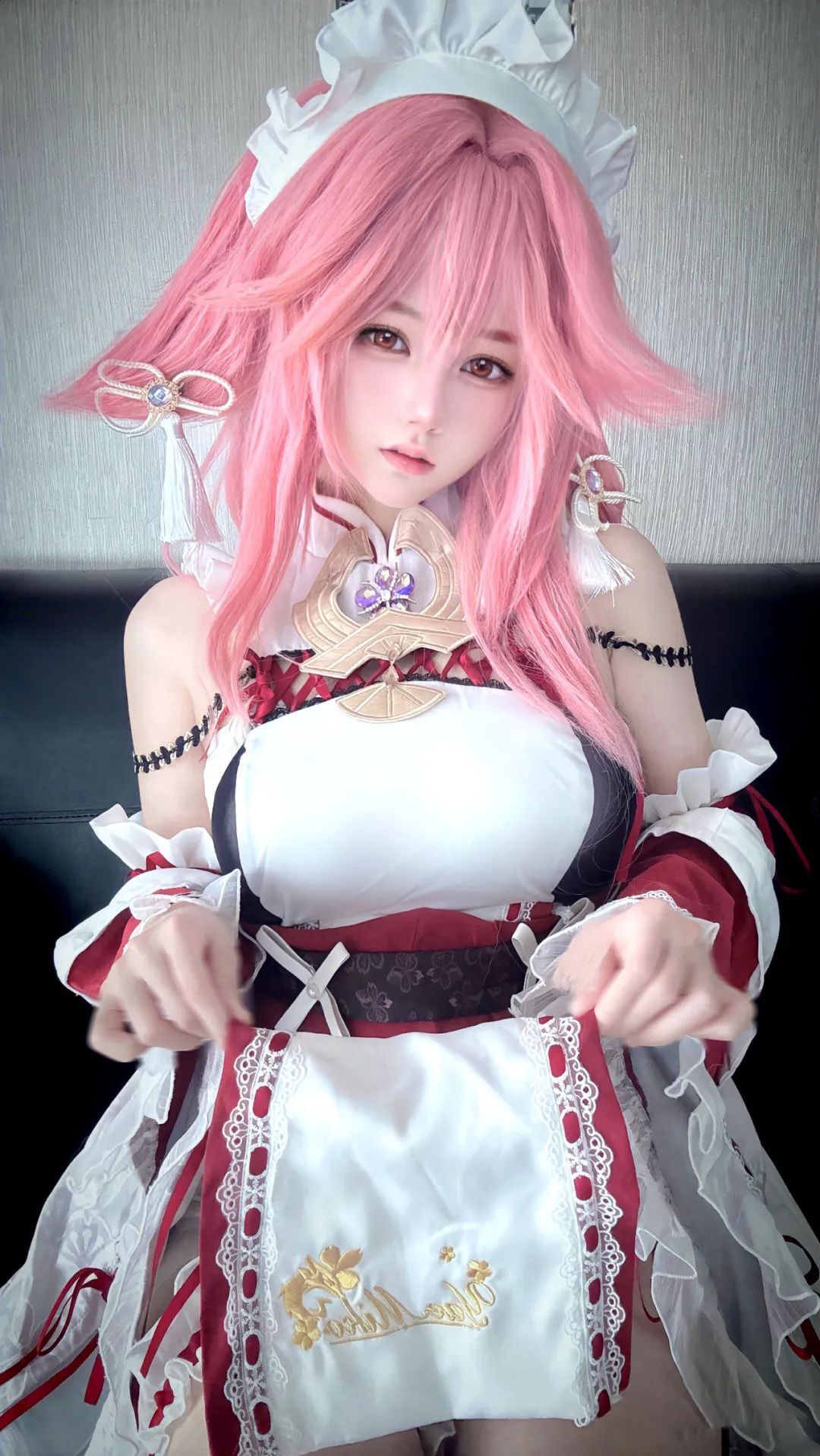 原神cos：绫华宵宫爆衣形态太美了！海边神子，清凉装甘雨真顶！
