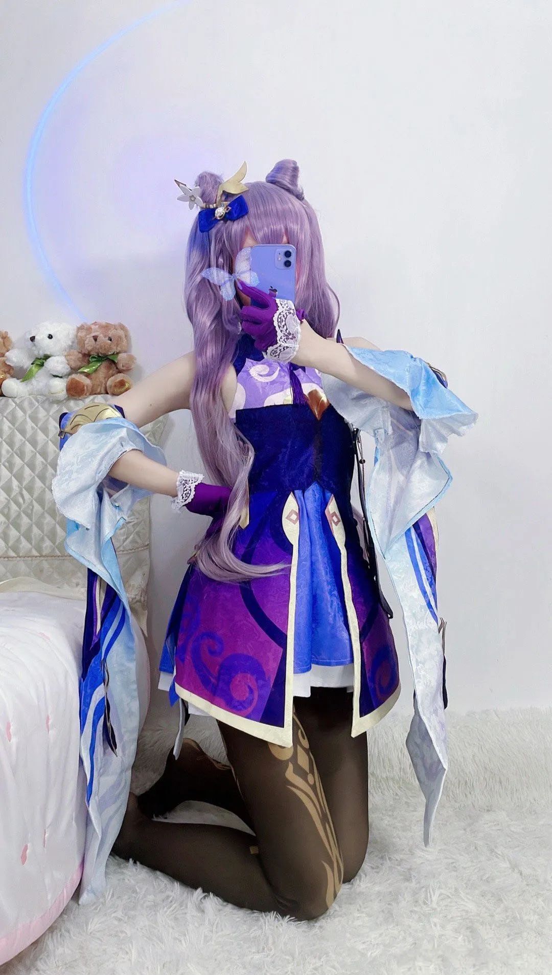 原神cos：女士大长腿太霸气了！秘书甘雨真乖巧！七七终于变大了！