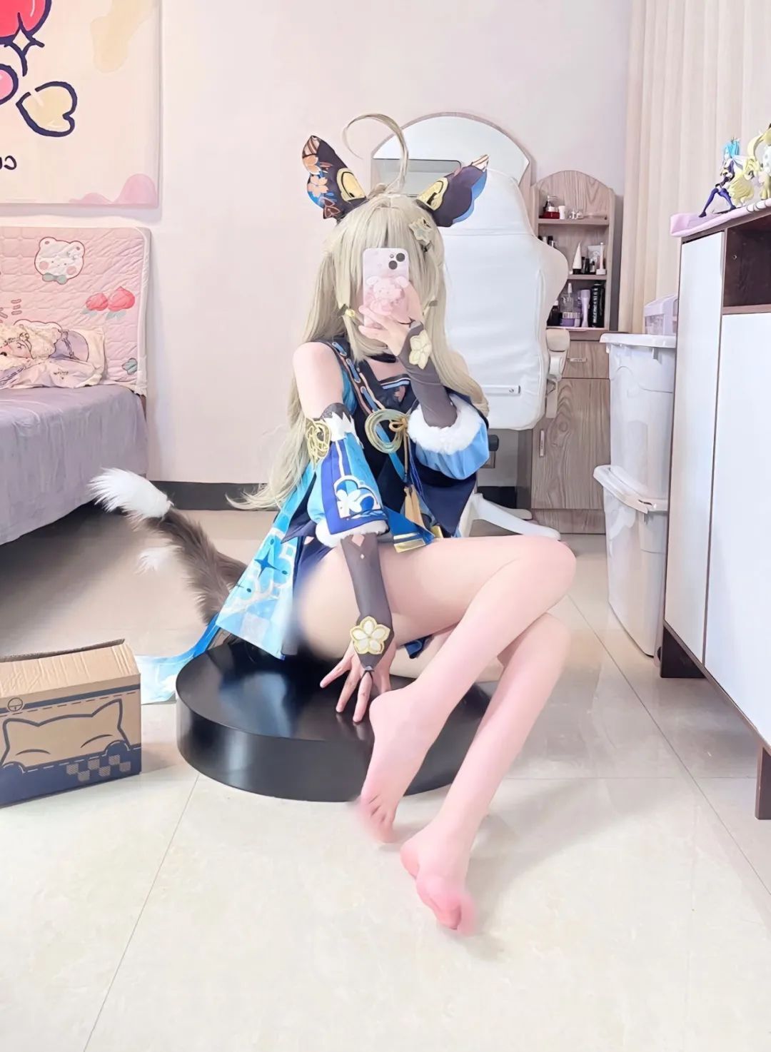 原神cos：单边白丝+婚纱，八重让人狂喜！魅魔刻晴，修女甘雨，雷神太顶了！