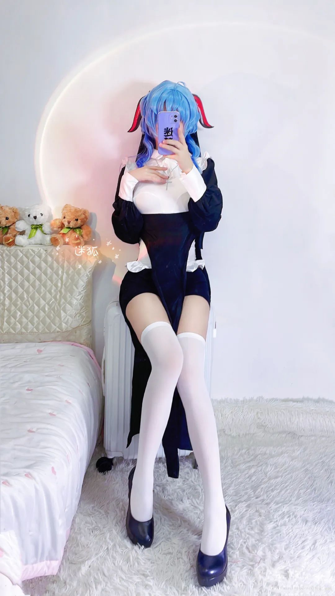 原神cos：女士仰视视角太顶了！泳装神子刻晴让人狂喜！修女服甘雨涩气拉满！