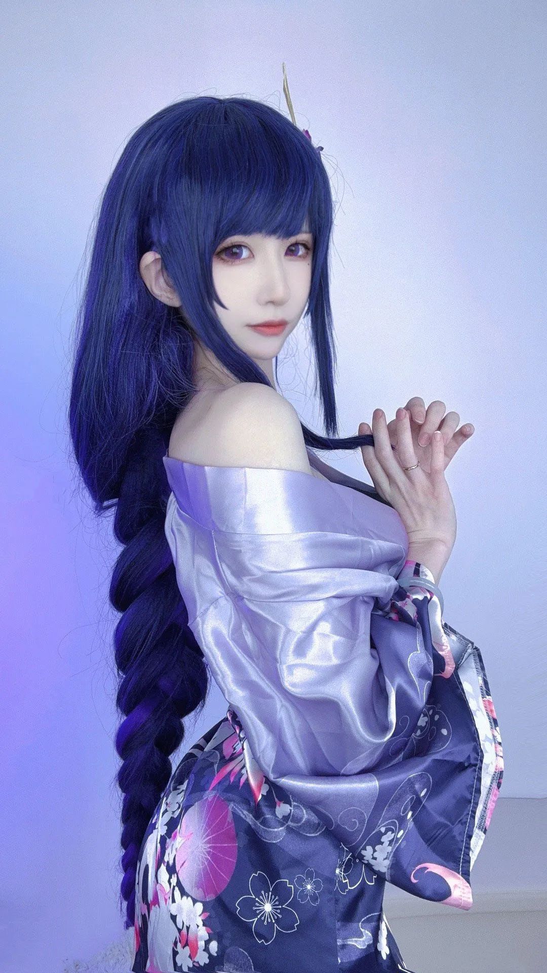 原神cos：黑丝+皮衣，甘雨刻晴太魅了！修女神子，泳装绫华，将军大人的浴衣如何？