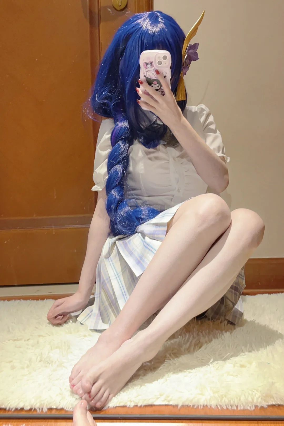 原神cos：黑丝+女仆装，申鹤太美了！和服绫华，JK雷神，清凉女仆装甘雨，白丝荧妹是真的顶！