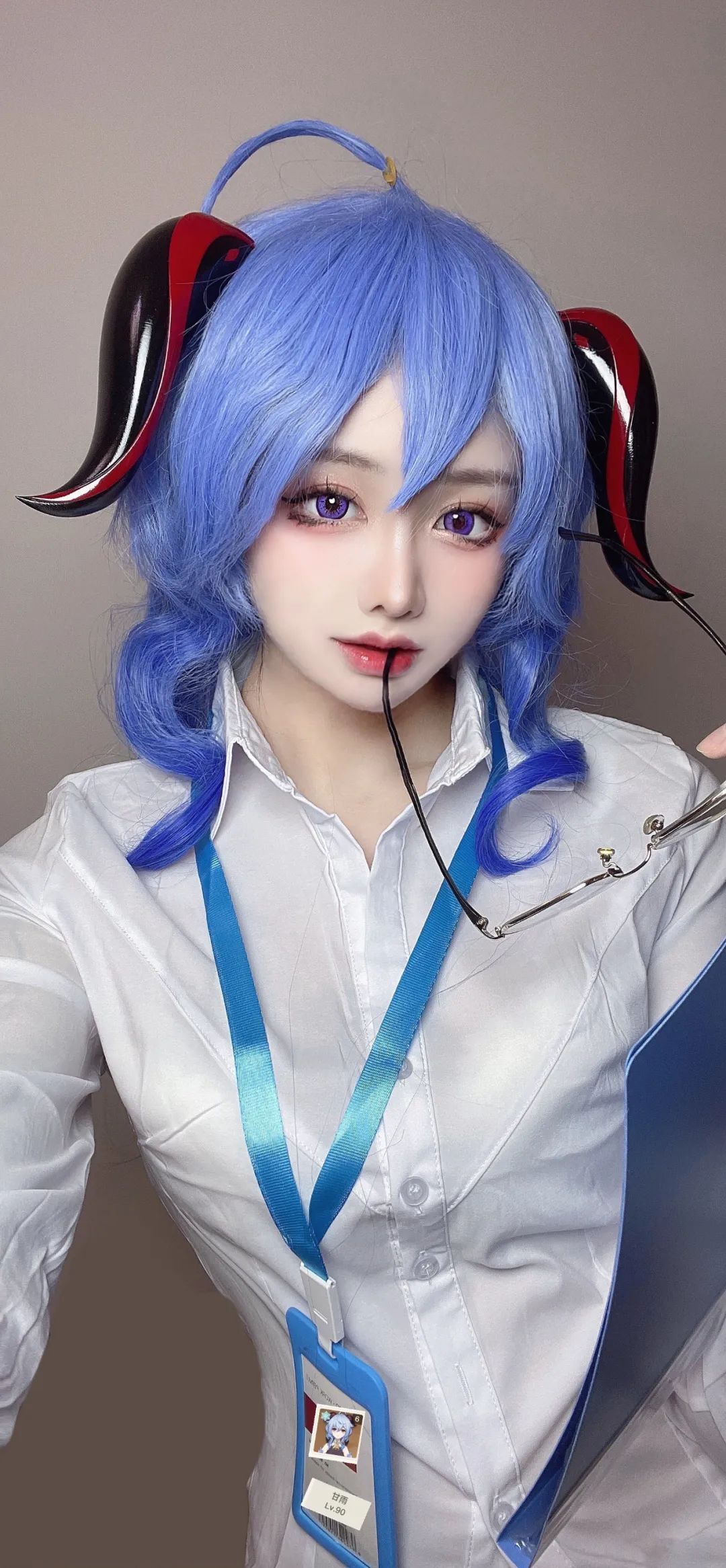 原神cos：兔女郎心海，旗袍装申鹤！白丝邪魅装刻晴！女仆装草神，制服雷神，修女装甘雨太顶了！