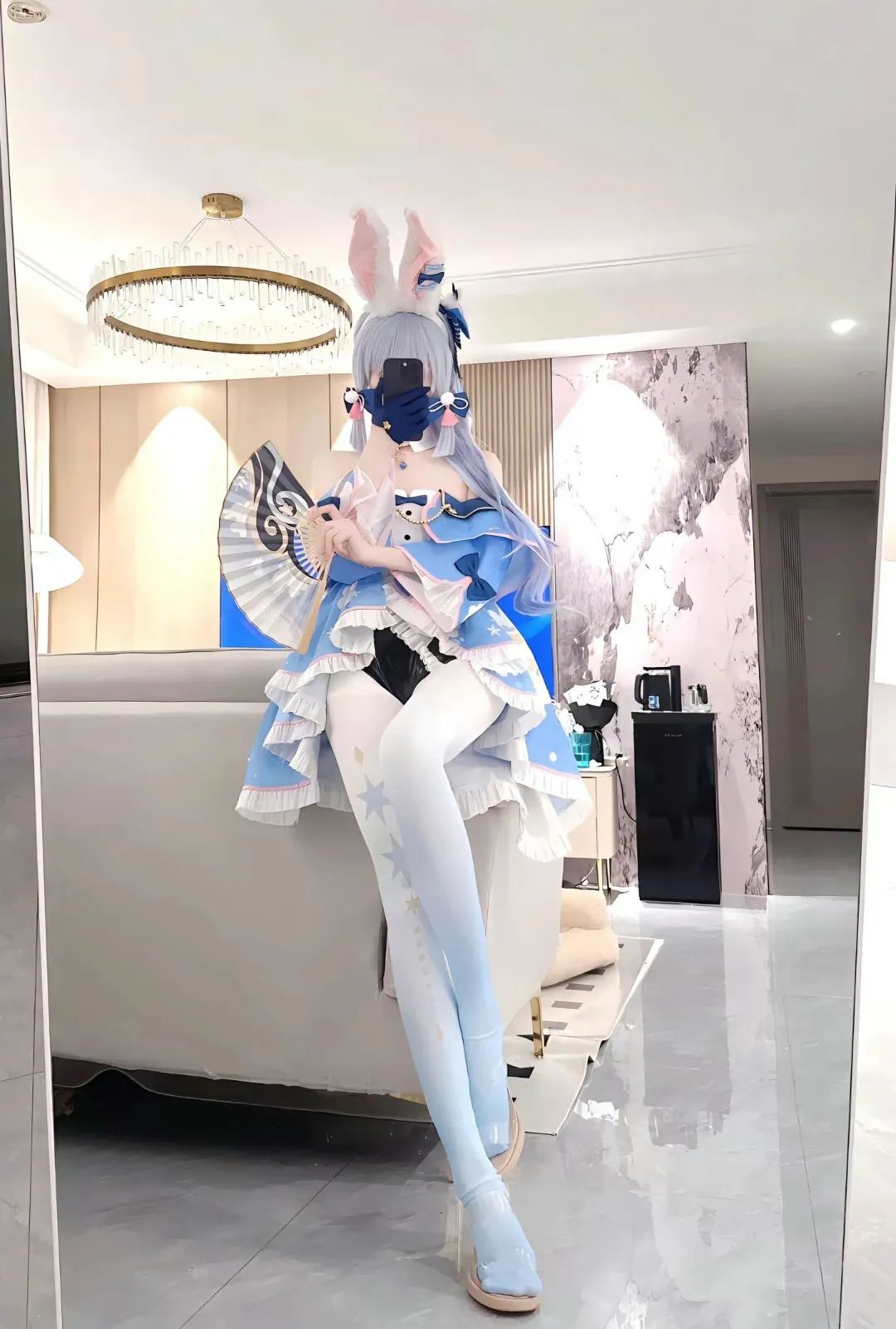 原神cos合集！女仆宵宫雷神登场！兔女郎绫华甘雨太好看了，白丝刻晴猫耳美爆了！