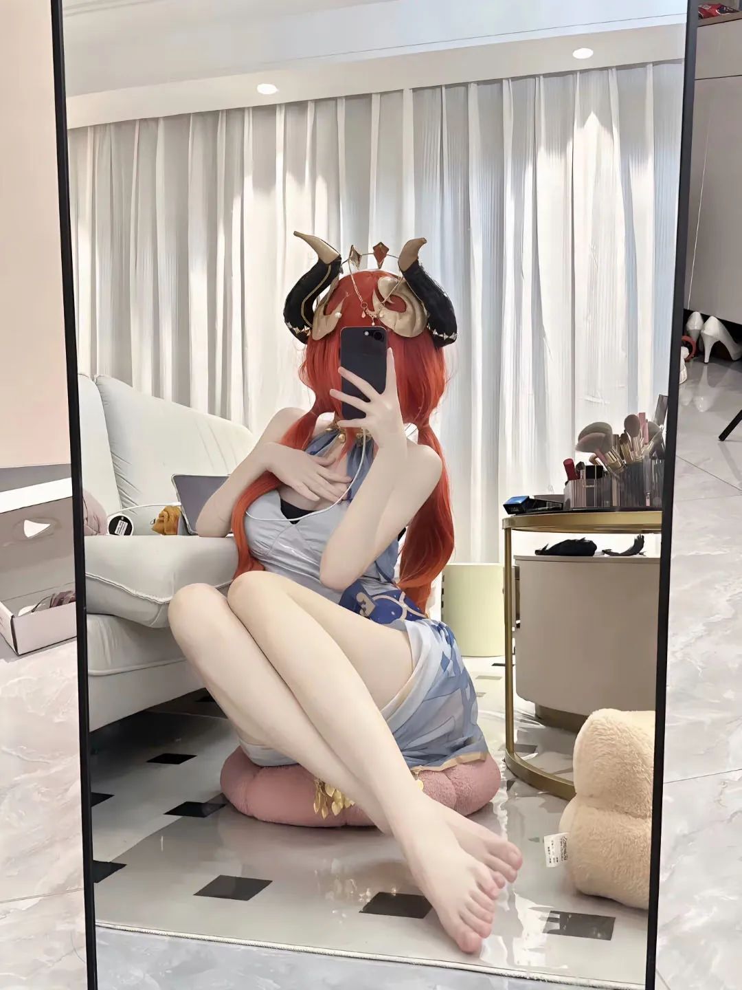 原神cos合集！女仆宵宫雷神登场！兔女郎绫华甘雨太好看了，白丝刻晴猫耳美爆了！