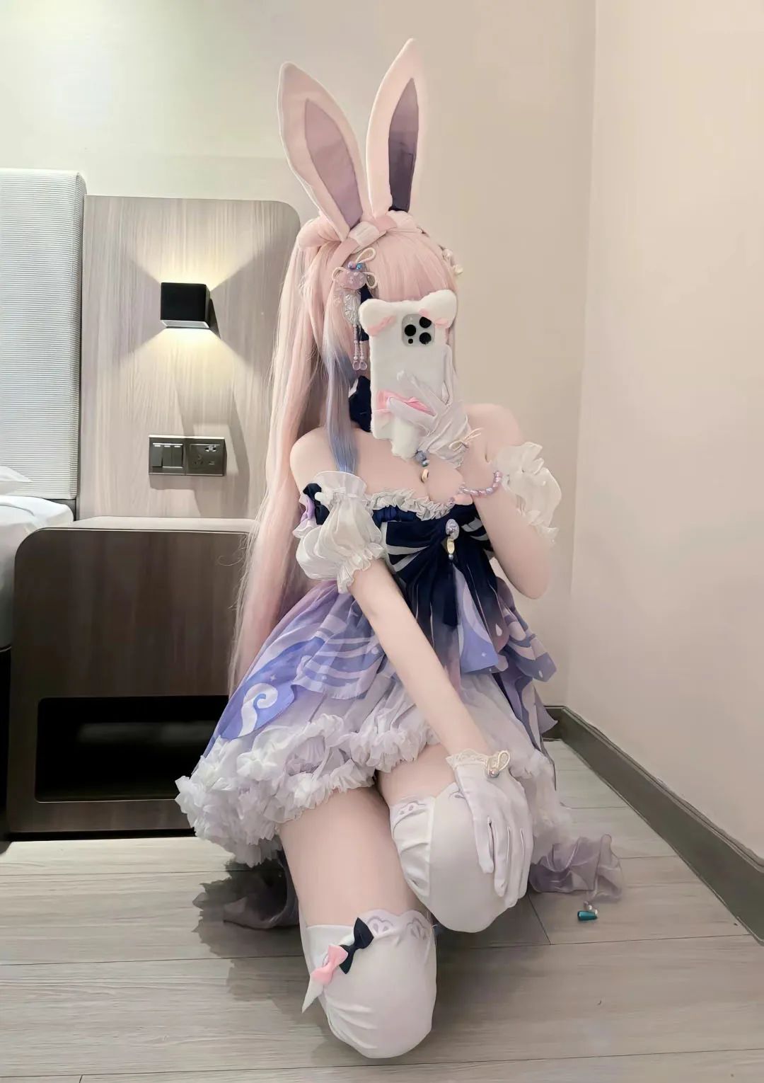 原神cos：白丝+修女服，八重让人狂喜！兔女郎心海，赛车女郎申鹤，大长腿雷神太顶了！