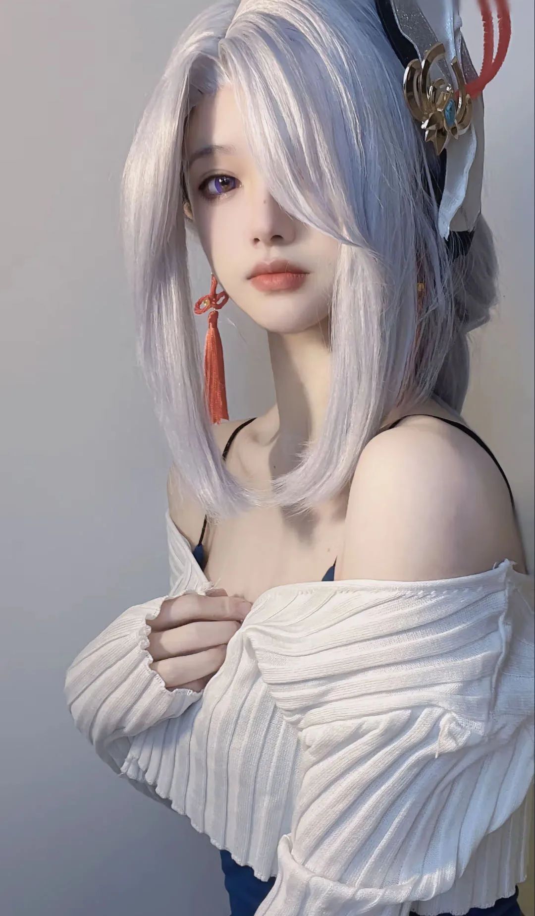 原神cos：女仆甘雨一脸娇羞！泳装心海太美了！抹胸装申鹤太御了，女仆宵宫，泳装芭芭拉我爱了！