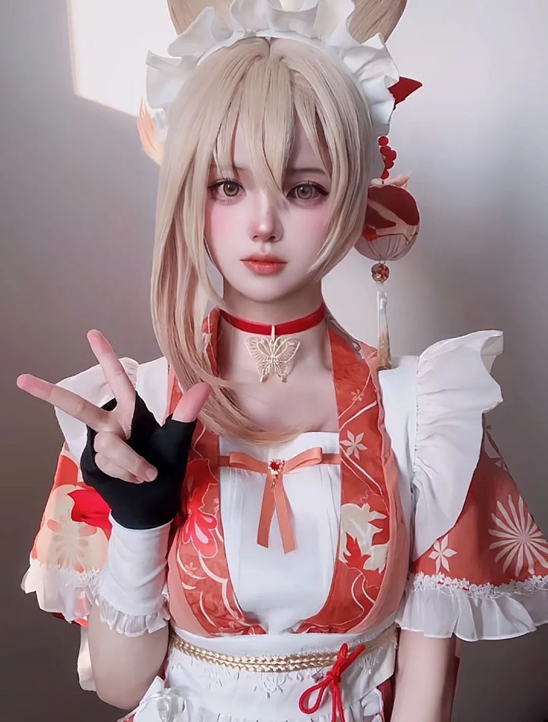 原神cos：女仆甘雨一脸娇羞！泳装心海太美了！抹胸装申鹤太御了，女仆宵宫，泳装芭芭拉我爱了！