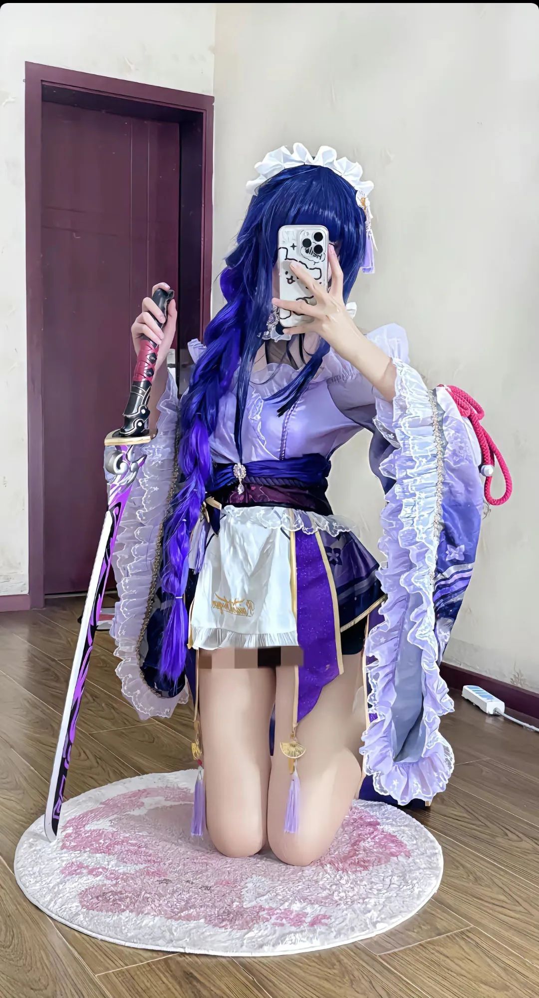 原神cos：白丝+婚纱，花嫁刻晴超美！高跟鞋申鹤太顶了！女仆心海雷神让人狂喜！