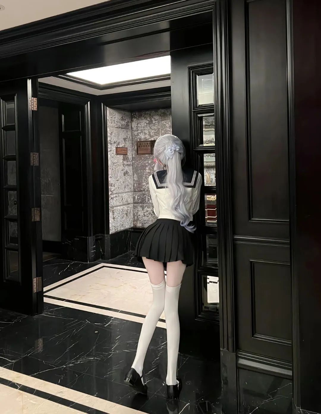 原神cos：黑丝制服雷神太顶了！兔女郎甘雨身材绝佳！黑丝旗袍申鹤，JK绫华我爱了！