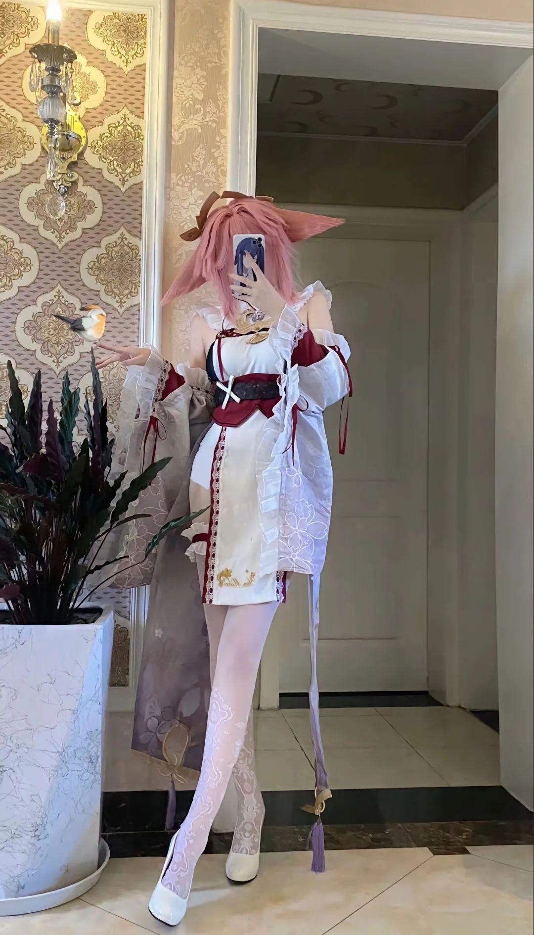 原神cos：白丝+婚纱，花嫁神子真可爱！女版达达利亚太美了！女仆绫华+宵宫让人狂喜！