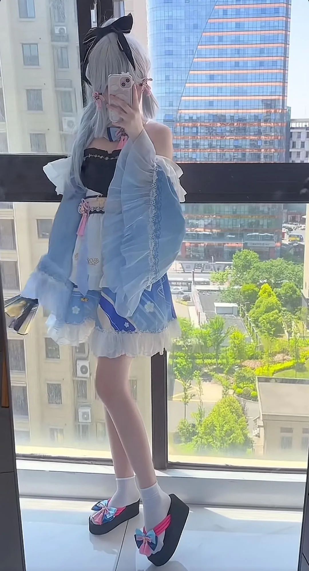 原神cos：白丝+和服，绫华太美了！兔女郎心海，女仆雷神让人狂喜！白丝连衣裙神子太顶了！