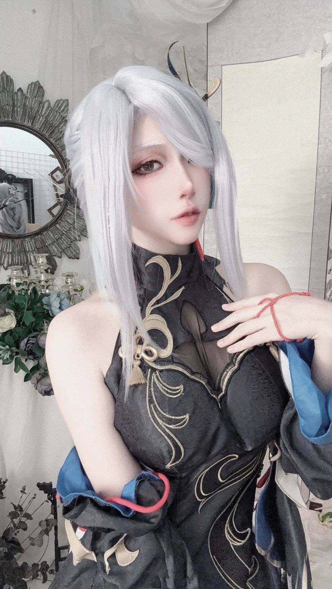 原神cos：白丝+兔女郎，心海太萌了！泳装妮露，雷神女仆，旗袍甘雨，红色旗袍申鹤太顶了！