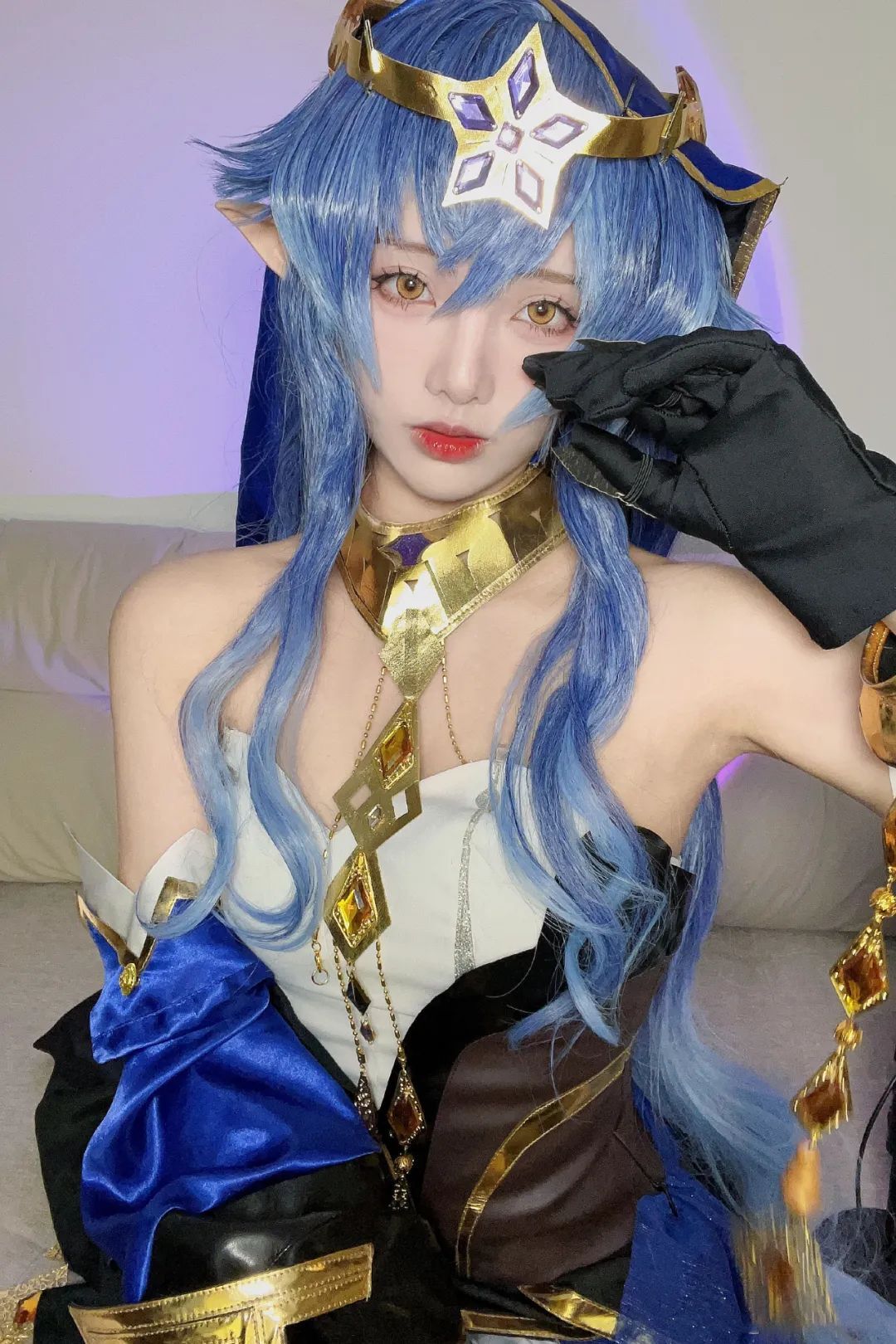 原神cos：花嫁神子太美了！一米八的女仆刻晴谁见过？黑丝旗袍申鹤让人心动！椰奶甘雨太可爱了！