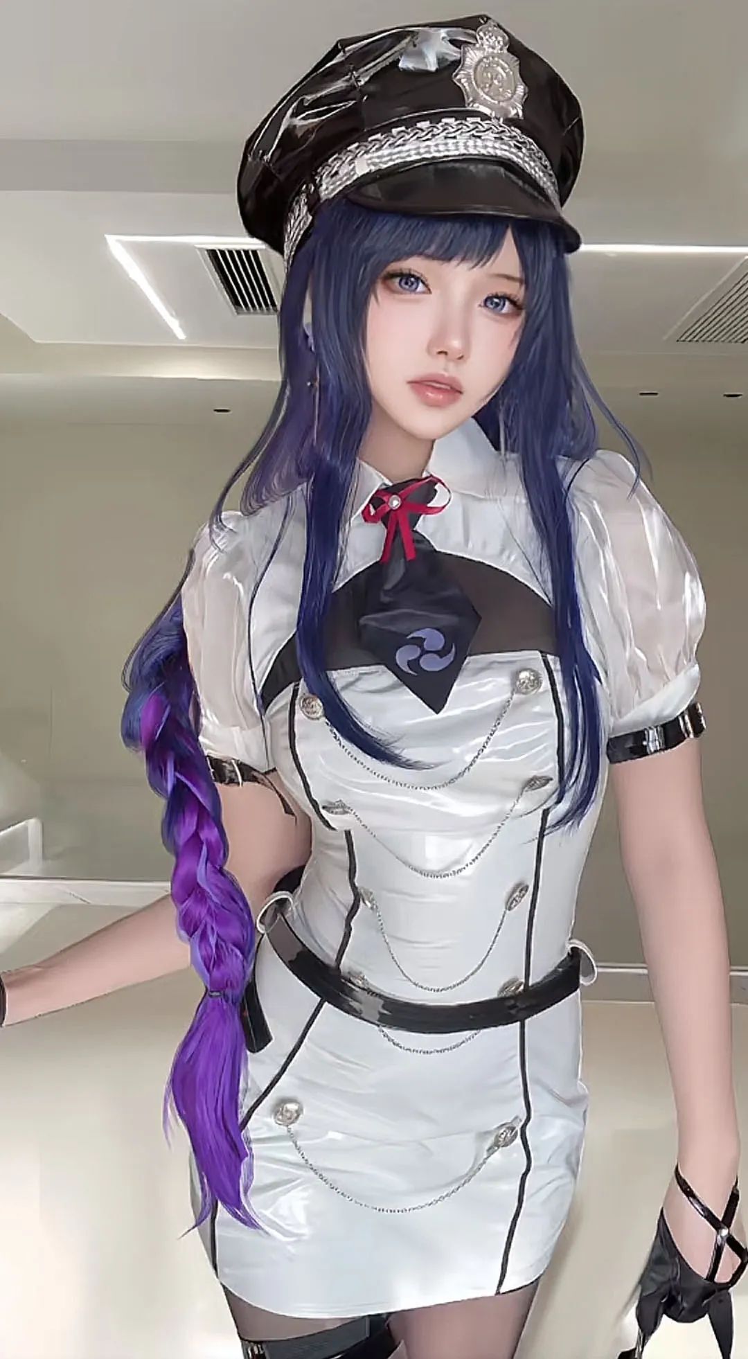 原神cos：芙芙新服装太可爱了！爆衣形态的雷神谁见过？白丝婚纱神子，满足了玩家的所有愿望！