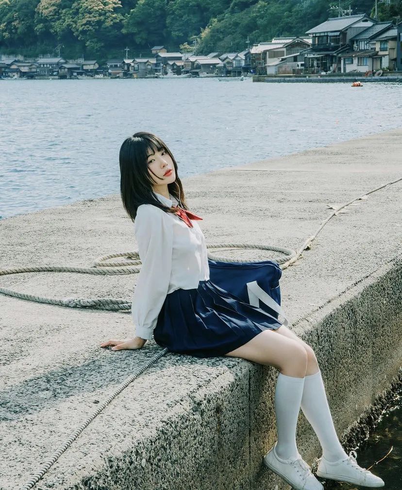 青春活力的模特写真，太美了！