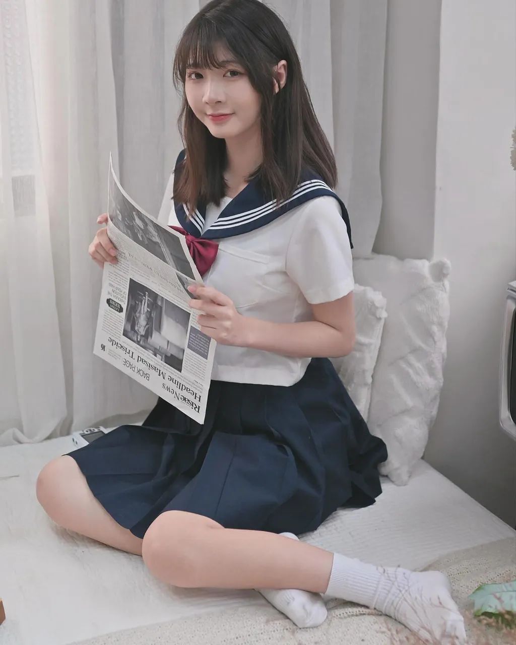 清纯JK短裙少女写真