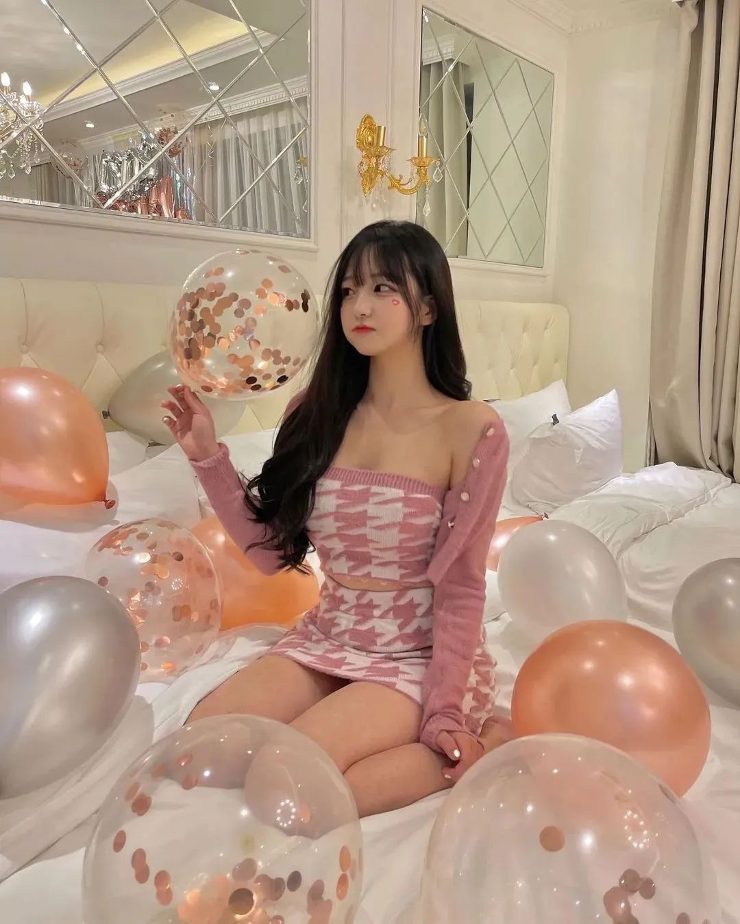 美女壁纸丨朴敏静，甜美可人的“萌系”女神