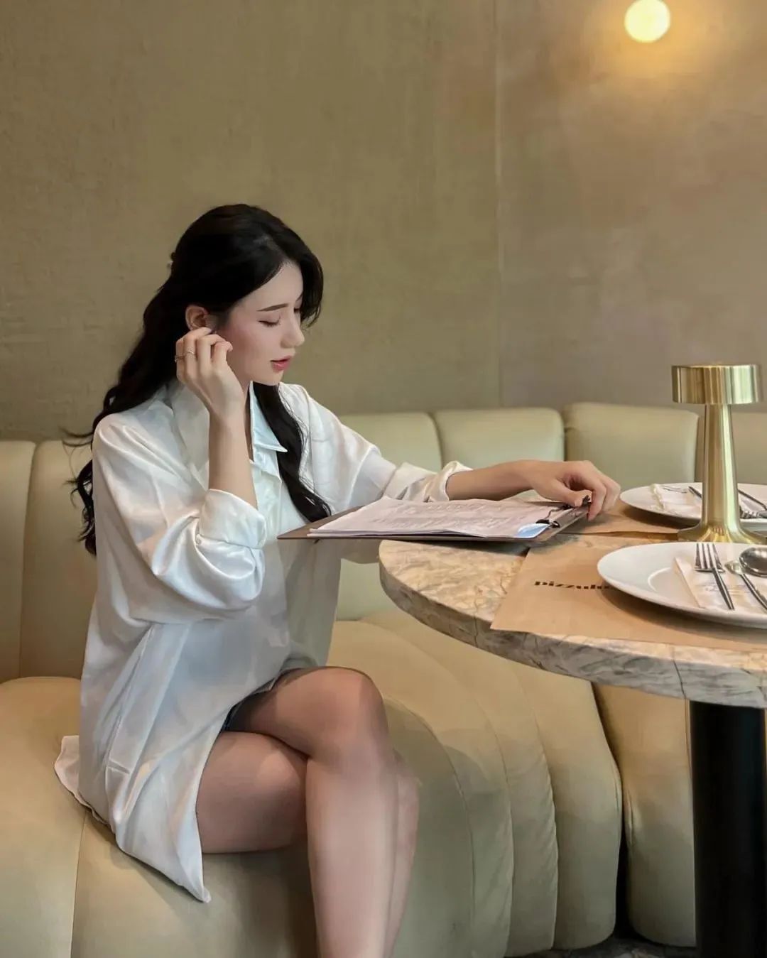 台湾网红王盈，甜美指数爆表的气质女神