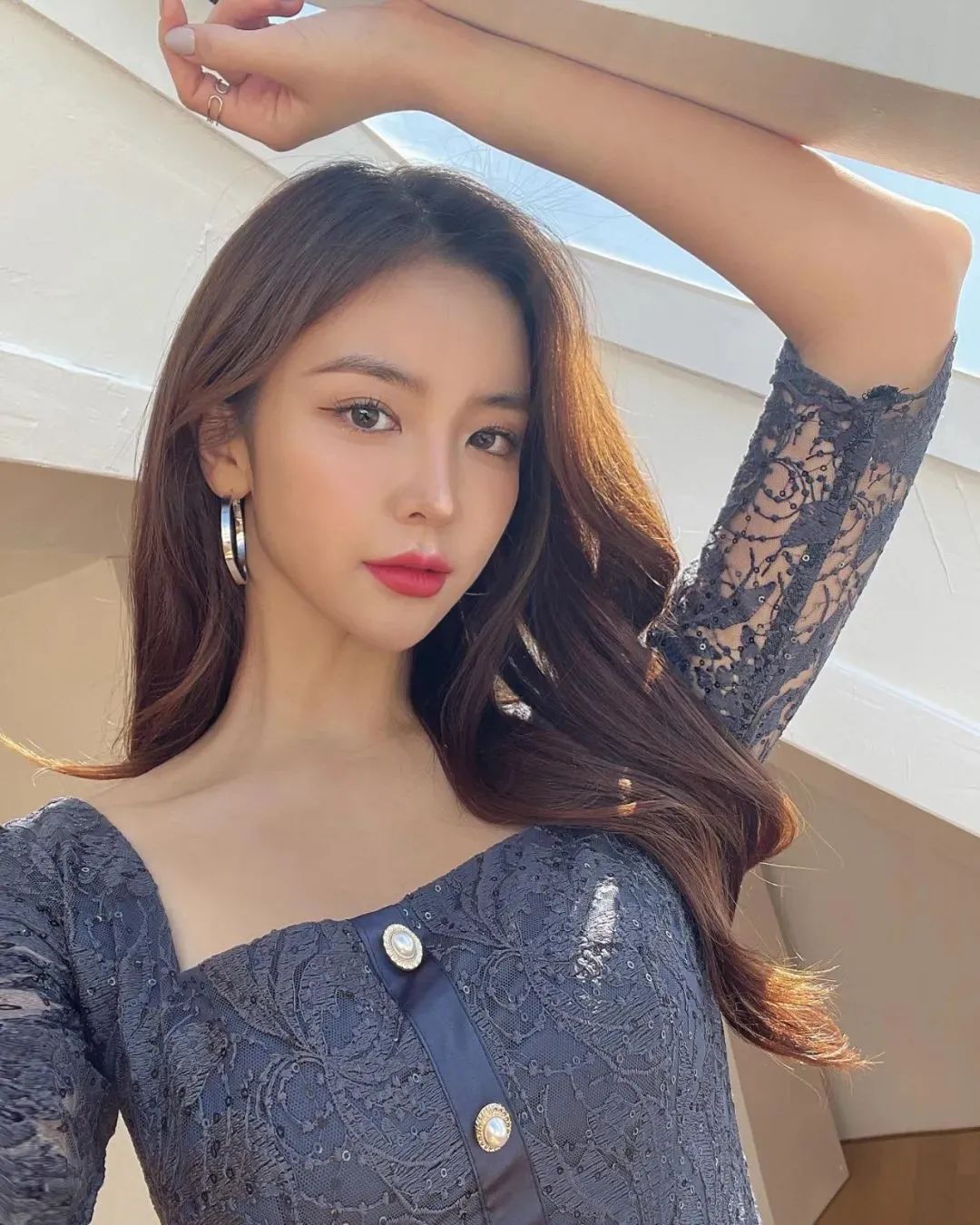 韩国网红young in leeeee，甜美迷人的韩国小姐季军得主
