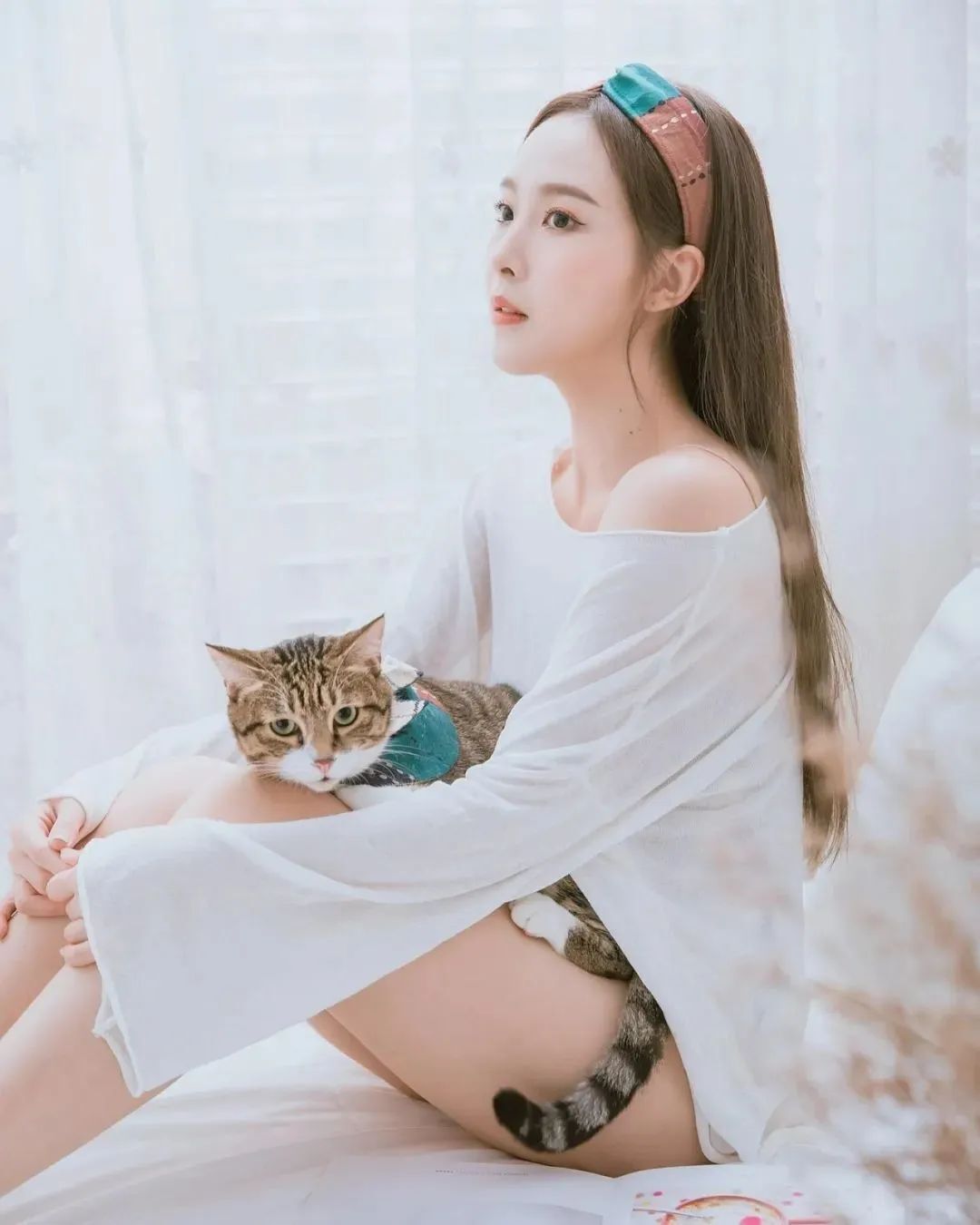 台湾网红叶骞逸，甜美迷人的啦啦队女神