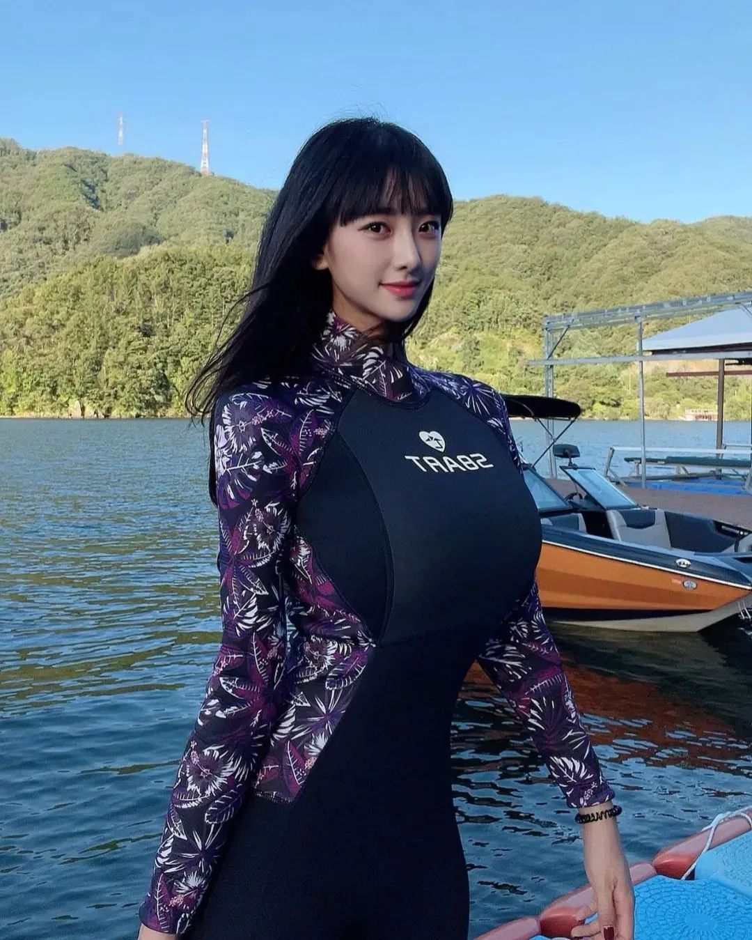 韩国网红j1ns1m，甜美可人的健身女神