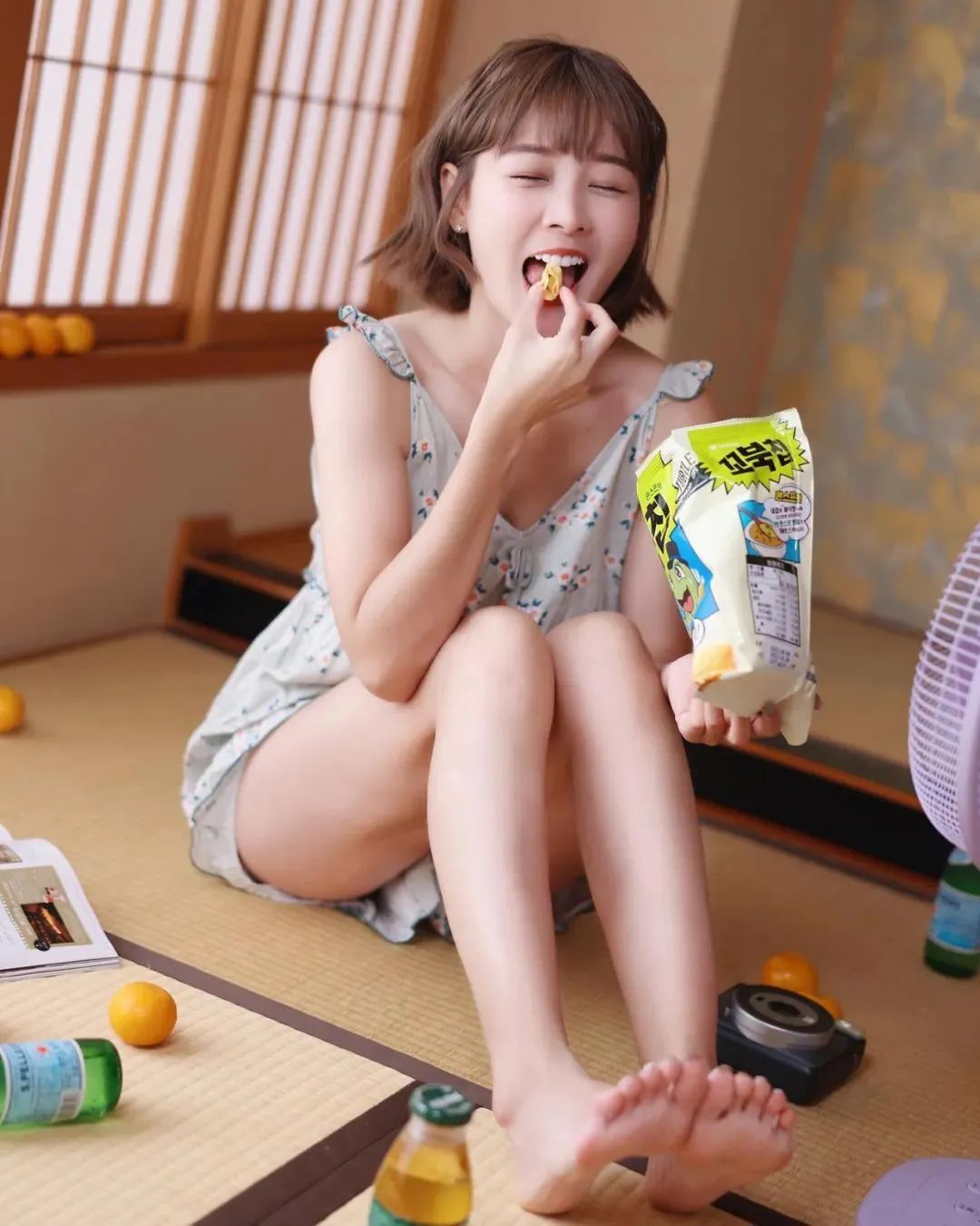 台湾网红篮靖玟，甜美又性感的啦啦队女神