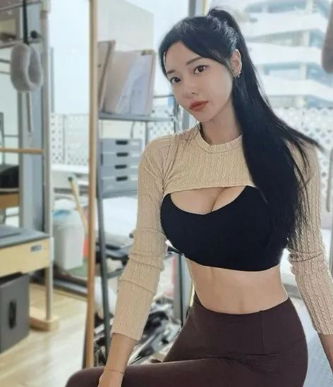 韩国网红 | xox，甜美又性感的顶级健身女神