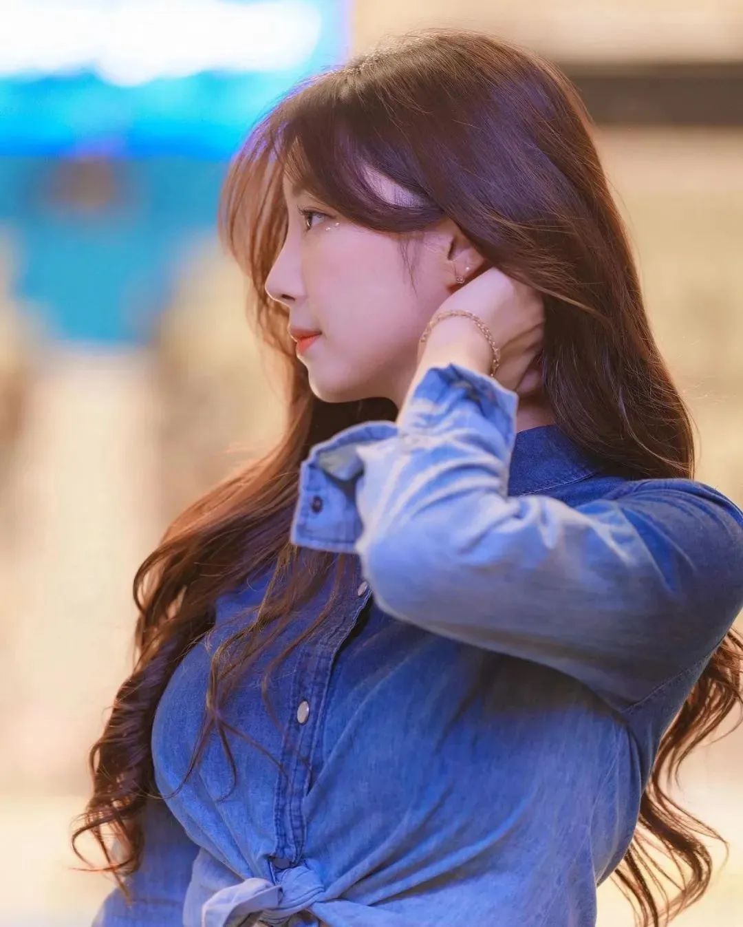 韩国顶级网红美女，长相甜美迷人的啦啦队女神