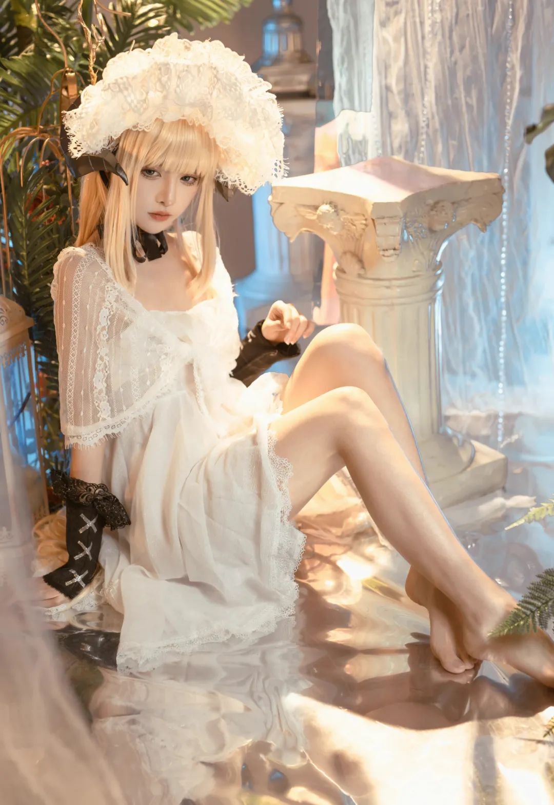 cosplay：蕾丝的诱惑 夜莺