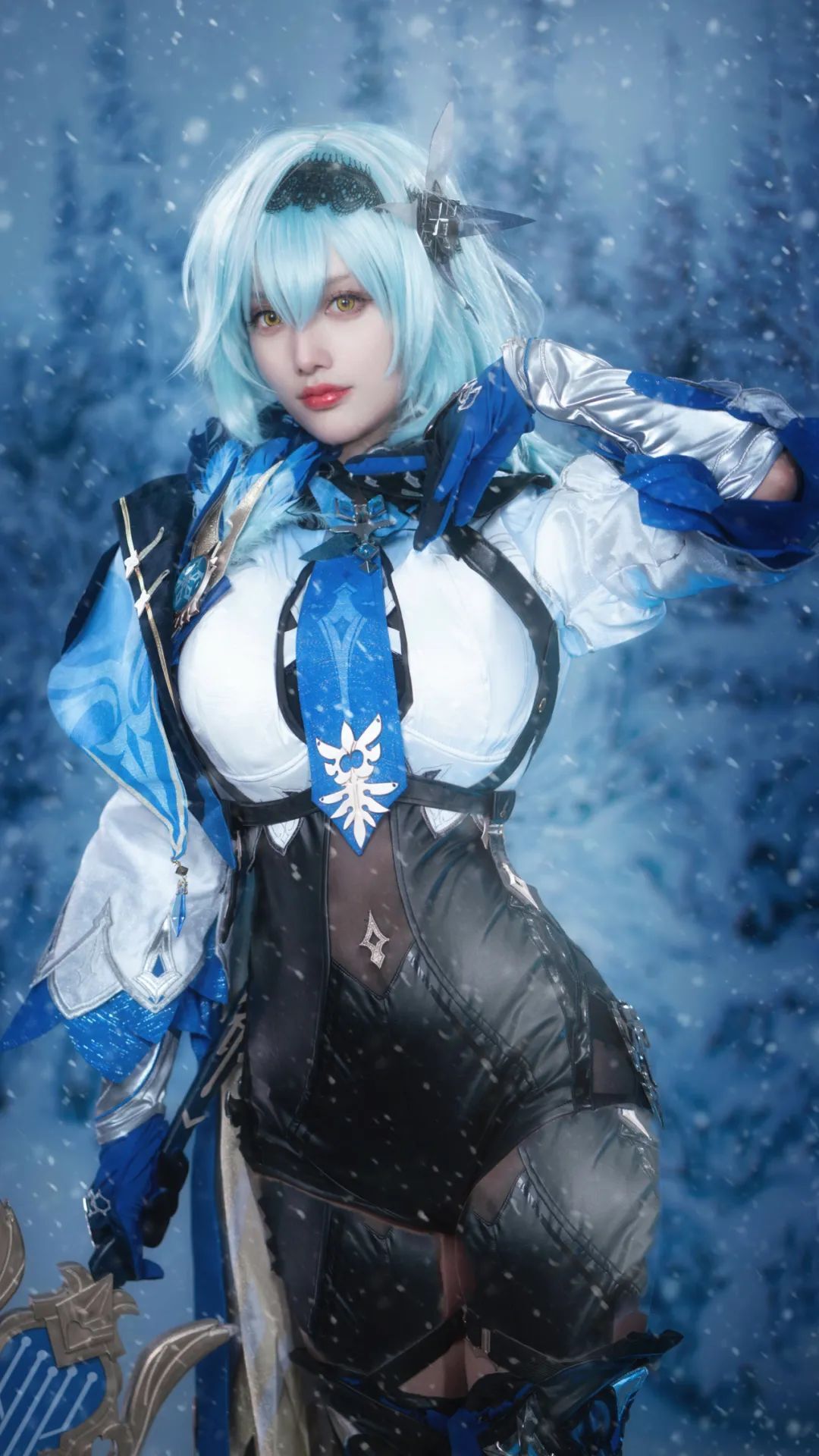 cosplay：【原神】的浪花骑士优菈劳伦斯