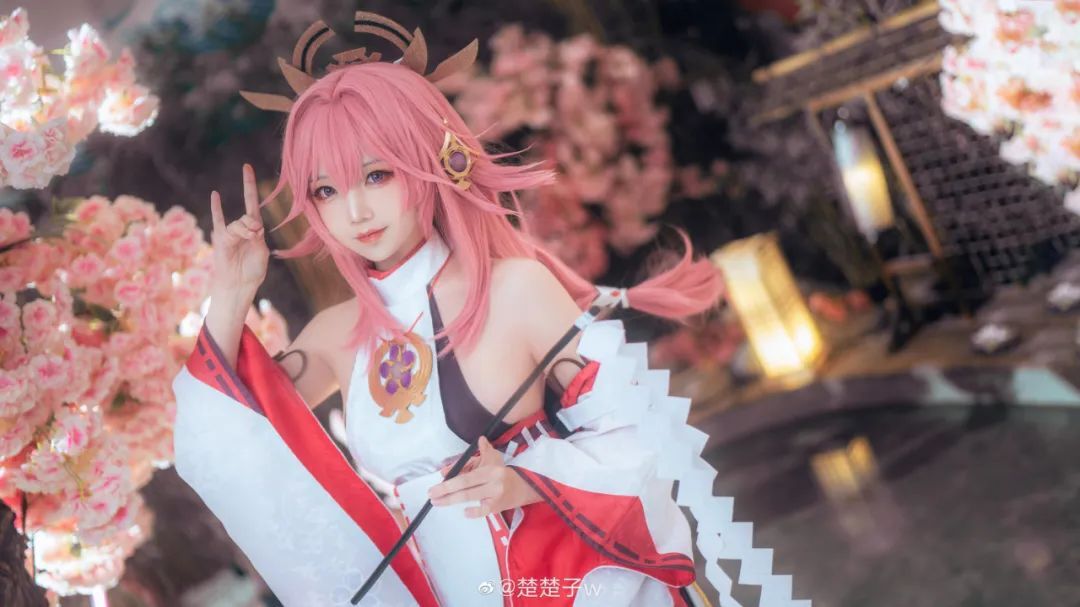 cosplay：【原神】八重神子