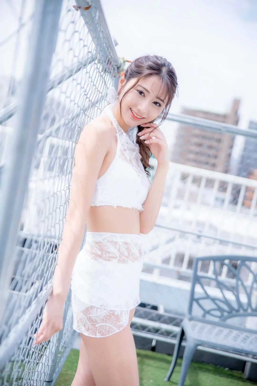 九头身女神！超级大长腿
