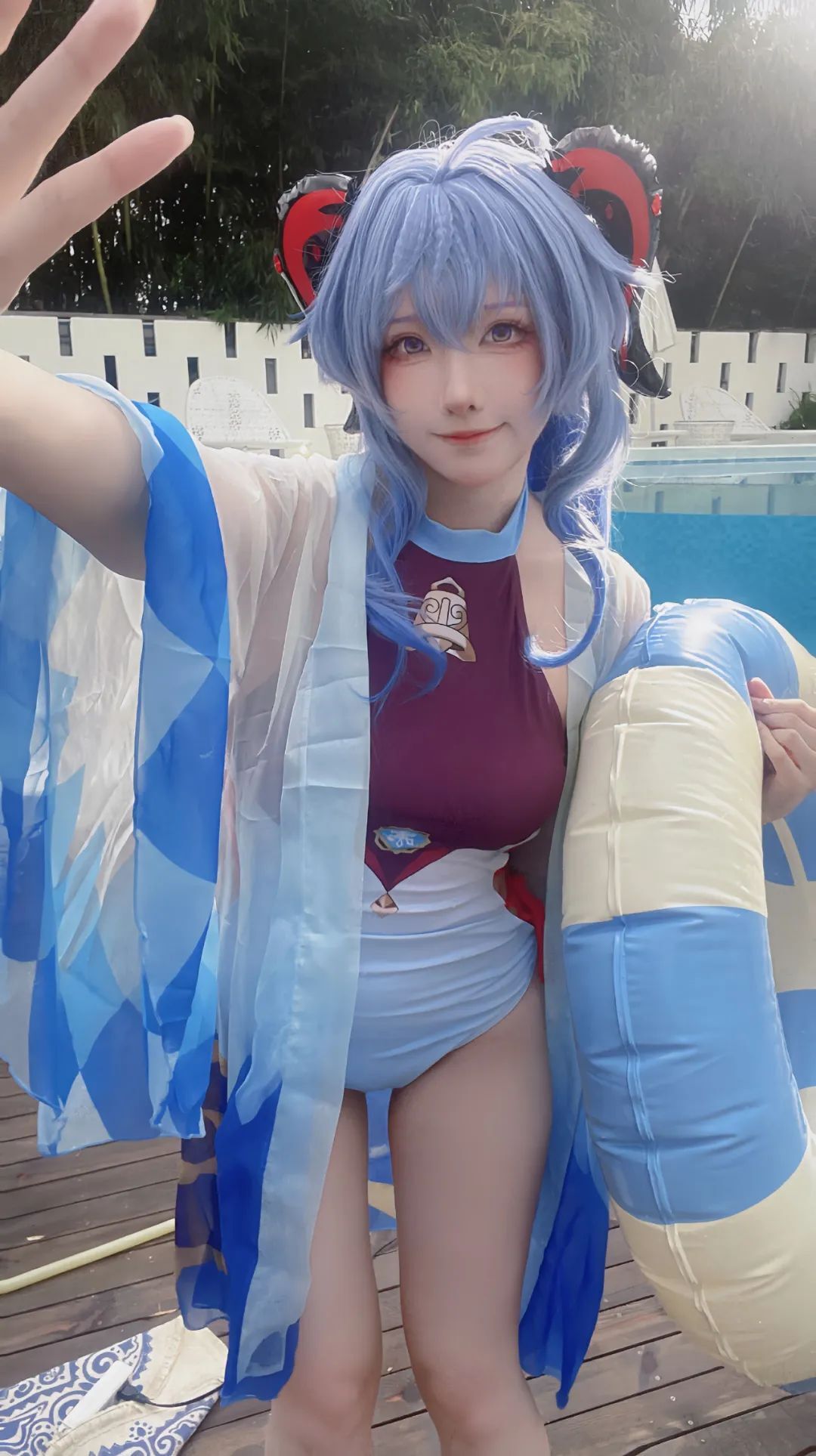 原神cos：黑丝+旗袍，雷神太顶了！泳装甘雨涩气拉满！花嫁八重神子太漂亮了！